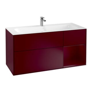V&B Waschtischunterschrank Wandbeleuchtung Finion 119,6x59,1cm, Reg re Peony, Peony Matt