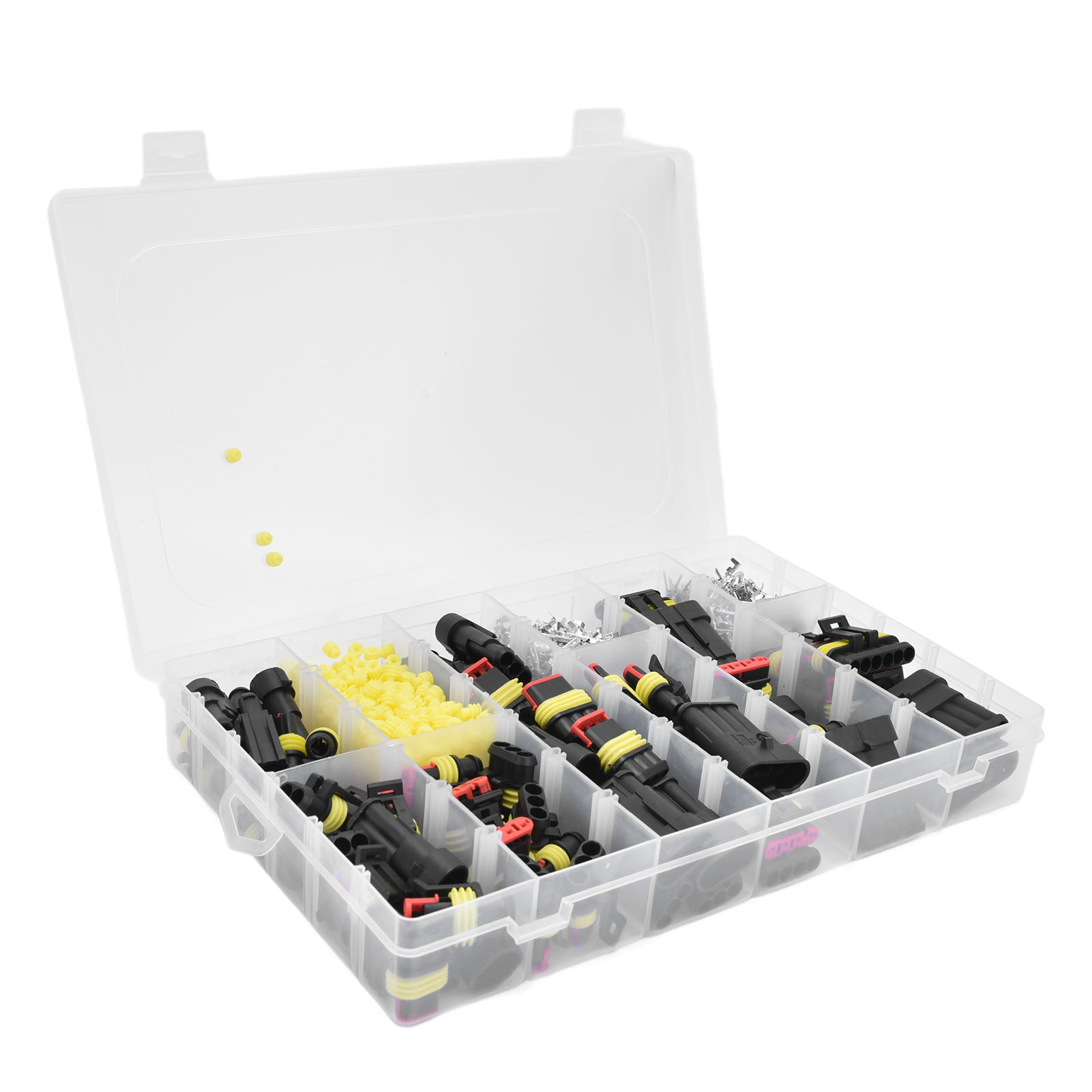 Wasserdichte Kfz-steckverbinder, 1004 Stück, 1-6-polige Stecker/buchsen, Kabelsatz Mit Klemmen