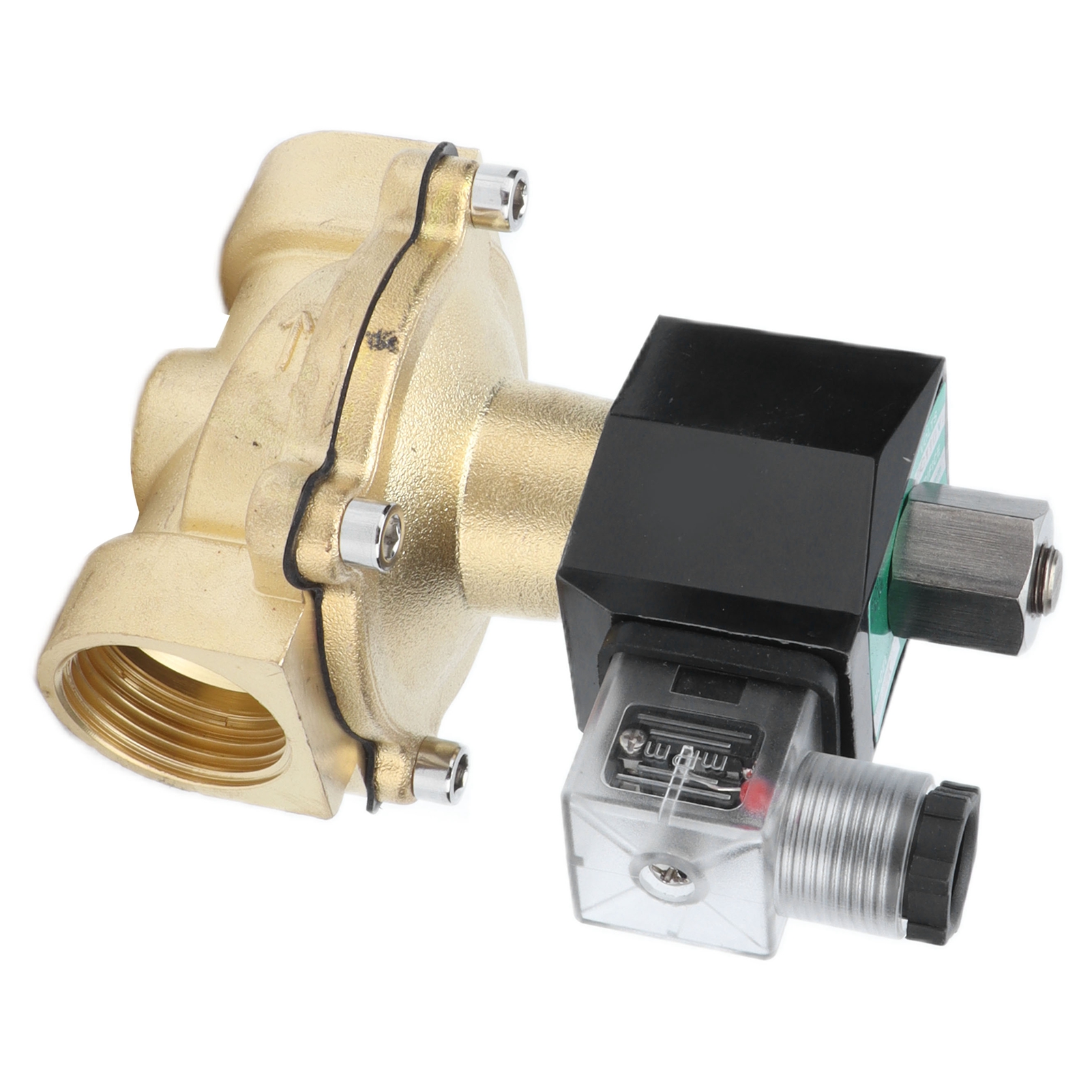 2-wege-magnetventil Aus Messing, Glatte Oberfläche, Einfache Installation, Robust, Normalerweise Offen, 220 V Wechselstrom