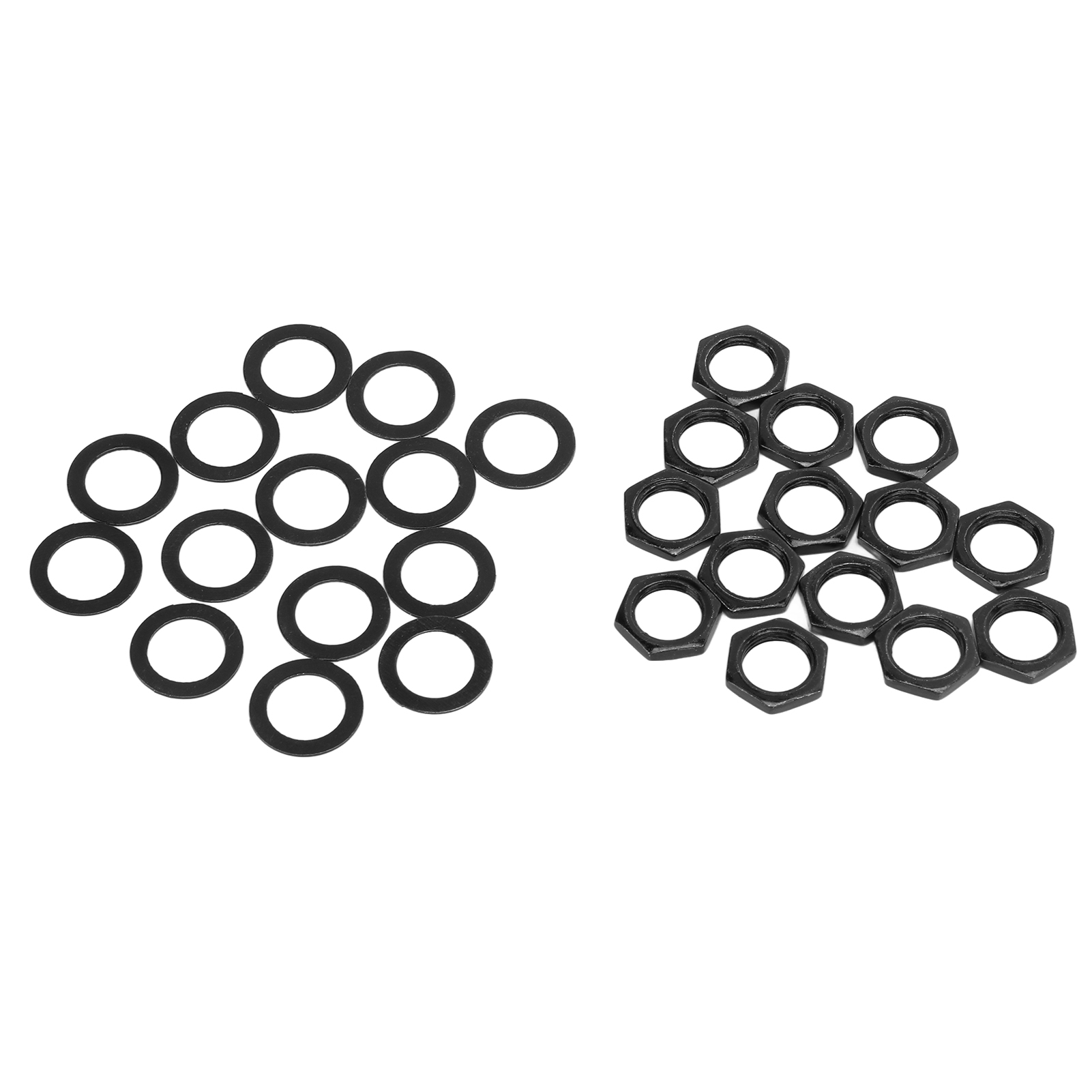 Befestigungsmutter Für E-gitarre Und E-bass, Stecker- Und Buchsensatz, M9 Innengewinde, Schwarz, Befestigungsteile-set.