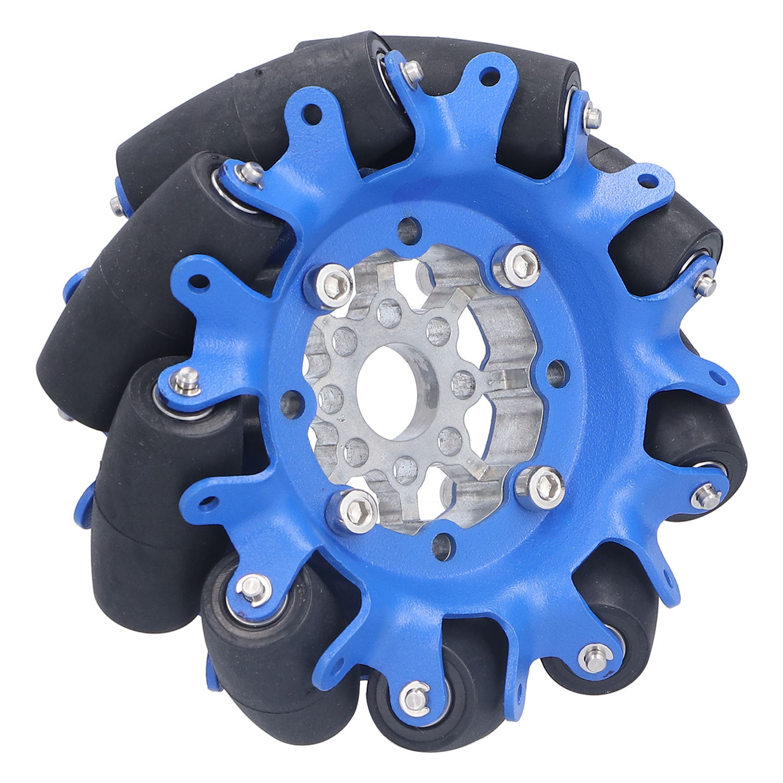 4-zoll-omnidirektionalräder Für Roboterautos, Spcc-stahlachse, Tpu-gummirolle, Omni Left Components 5606-0100-0100