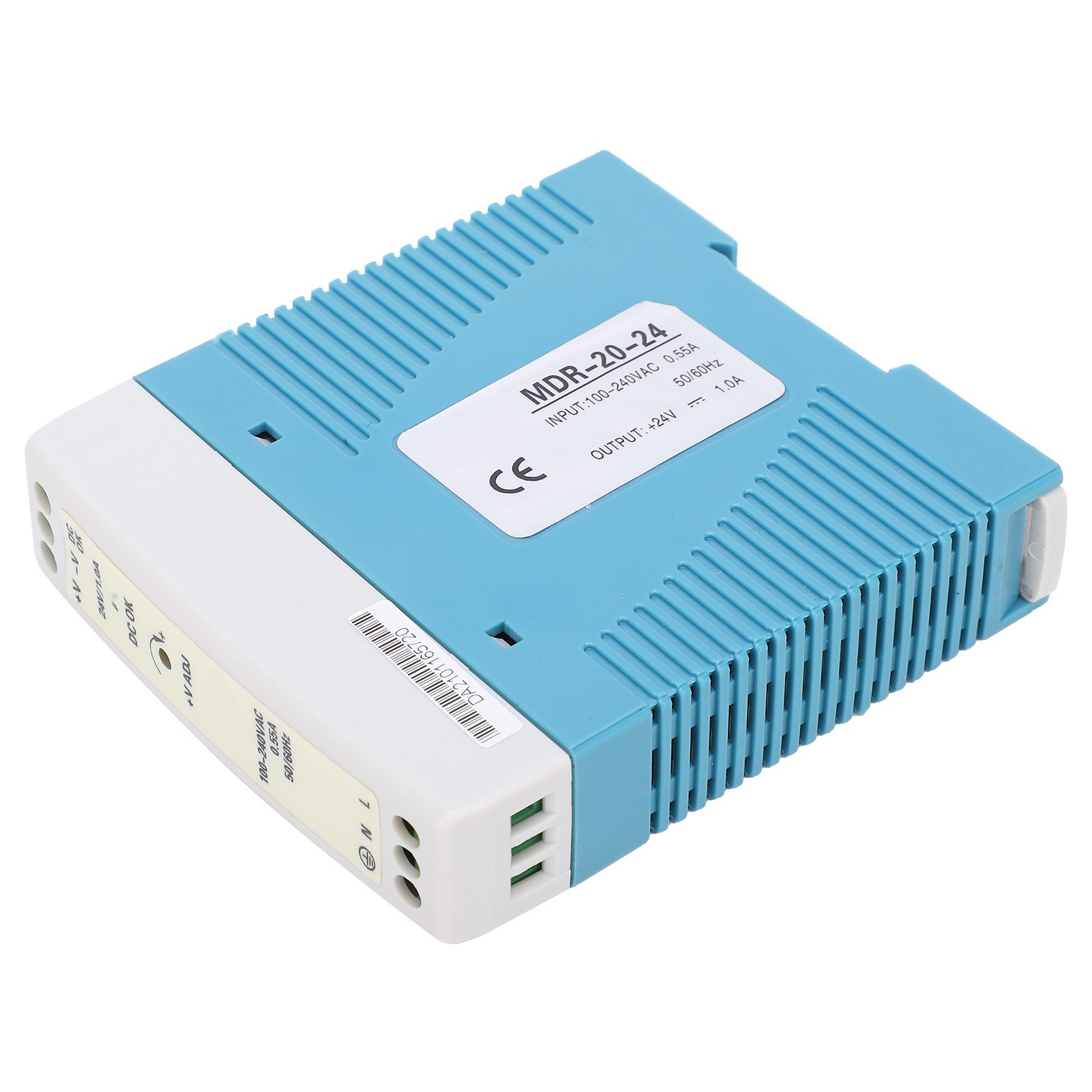 24v 20w 1a Ultraflaches Din-schienen-netzteil Mdr-20-24, 100-240vac Din-schienen-transformator