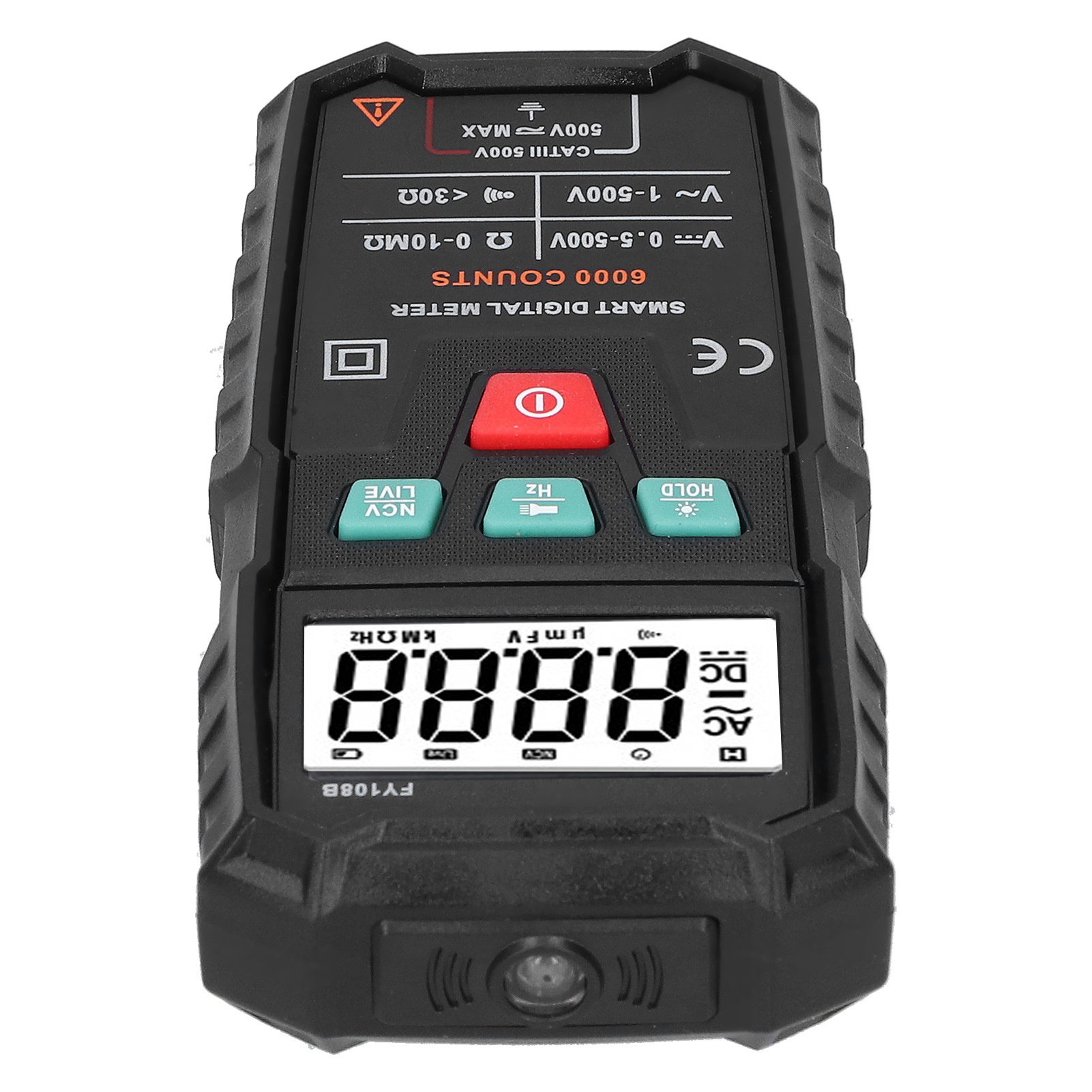 Automatisches Ac/dc-digitalmultimeter Zur Spannungs- Und Widerstandsmessung Für Elektriker Fy108b