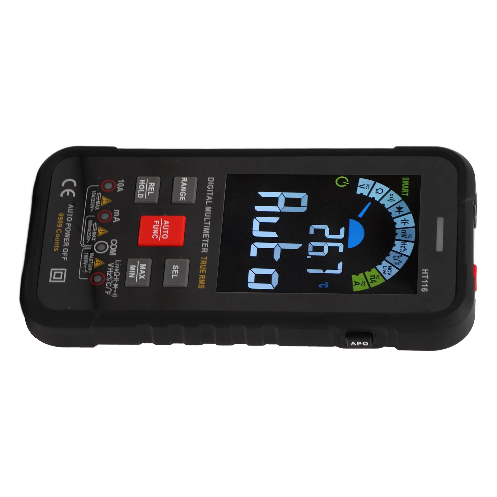 Intelligentes Digitales Multimeter Mit Großem Lcd-bildschirm, 9999 Zählwerten, Ac/dc-voltmeter Mit Automatischer Erkennung
