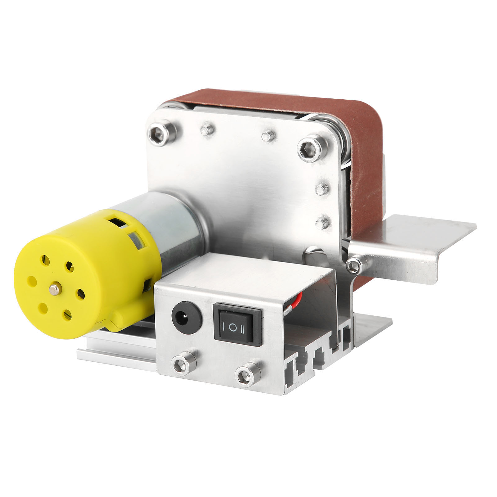 Elektrischer Mini-bandschleifer Zum Polieren Und Schleifen, Heimwerkerbedarf Für Büros, Wechselstrom 110–240 V, Eu-stecker, 895 (200 W)
