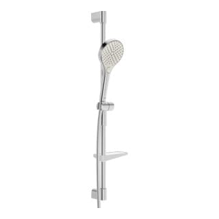 Hansa Duschsystem HANSAVIVA Wandstangen-Brause, Wd Schl 125cm, St. geb.