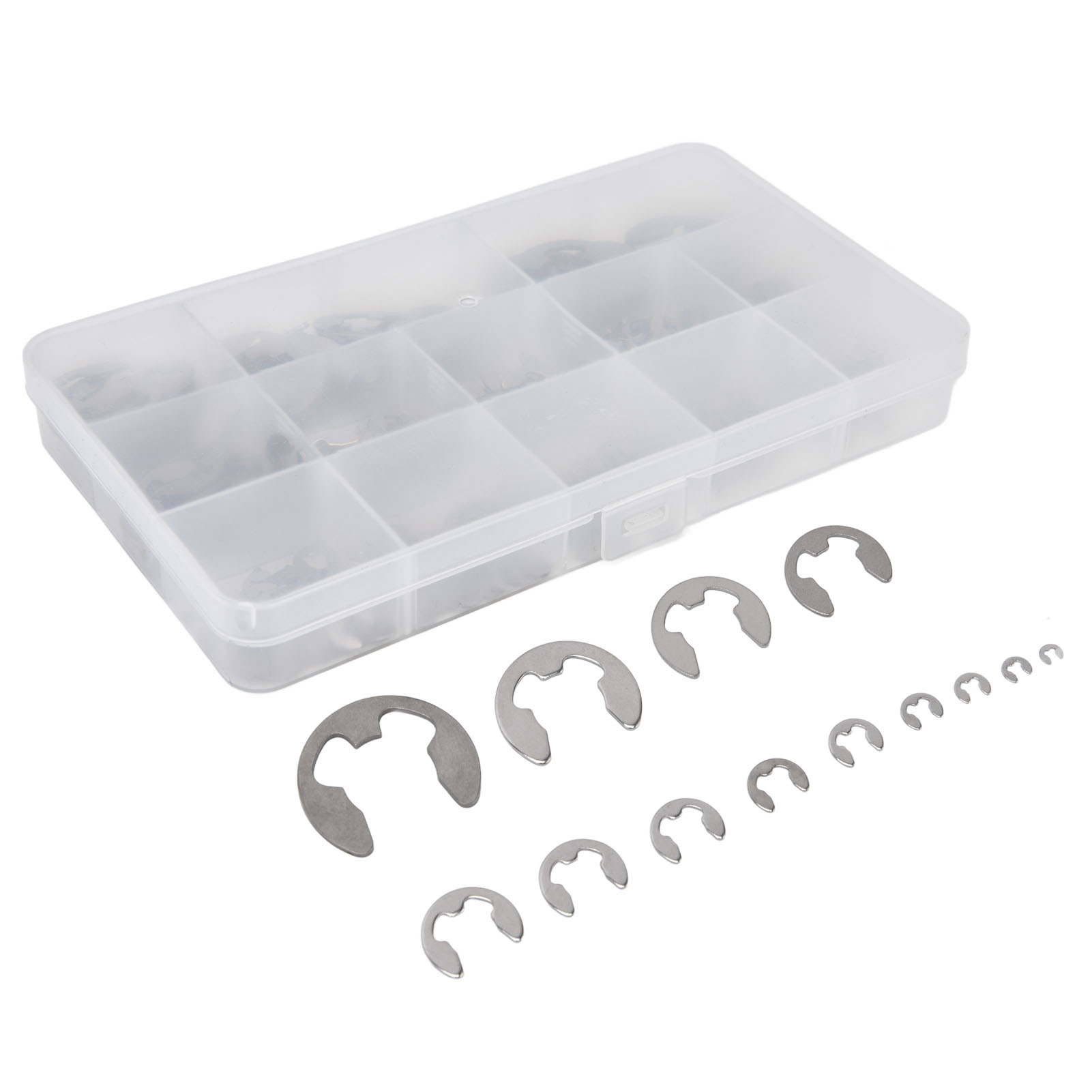 Packung Mit 400 Sicherungsringen Aus Edelstahl 604, Sortiment Für Lager