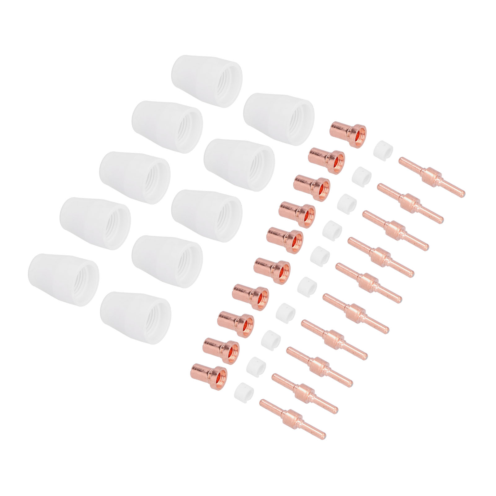 Set Mit 40 Verbrauchsmaterialien Für Plasmaschneidbrenner Pt31/lg40/cut40, Schneidzubehör Für Schweißbrenner
