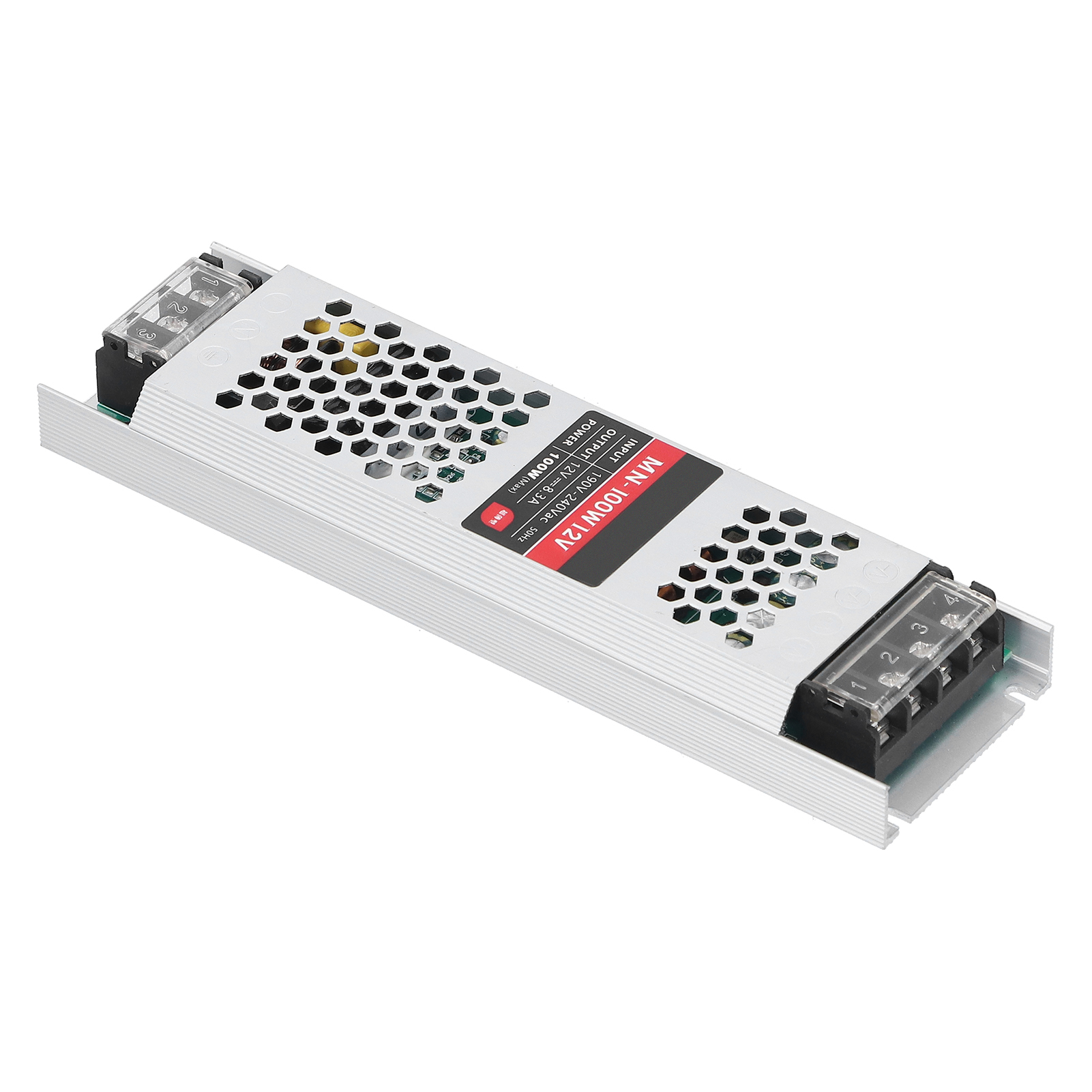 100-w-ultraflaches Led-langstreifen-netzteil, Wasserdichter 12-v-dc-transformator, Feinschalttreiber