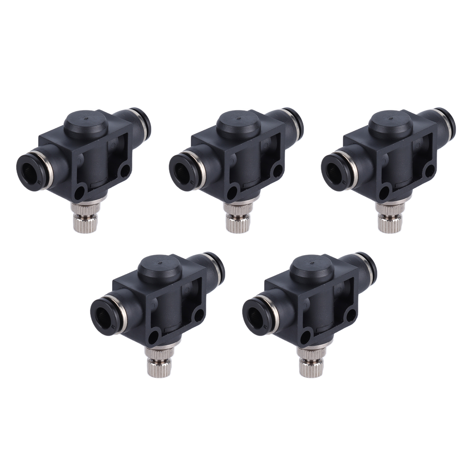 5-teiliges Pneumatisches Ventilverschraubungsset, Druckfestes Pvc, 8-mm-anschlusszubehör
