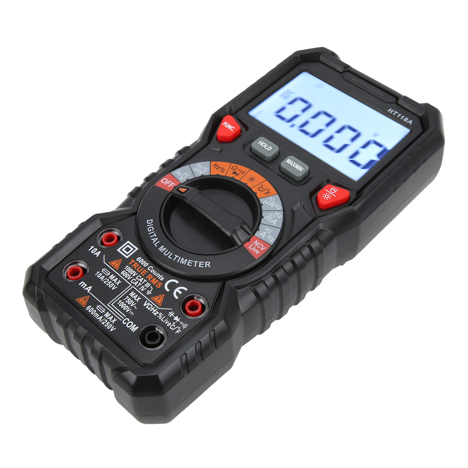 Ht118a Digitalmultimeter, Automatische Bereichswahl, Multifunktions-spannungsprüfer, Amperemeter Für Elektriker