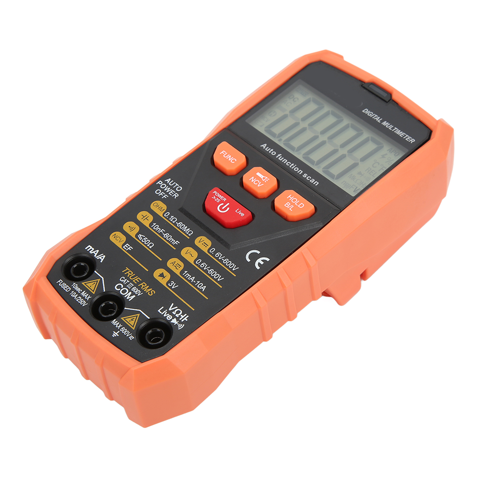 85d Hochpräzises Intelligentes Digitales Multimeter Spannungs-, Strom-, Widerstands- Und Kapazitätsmessgerät