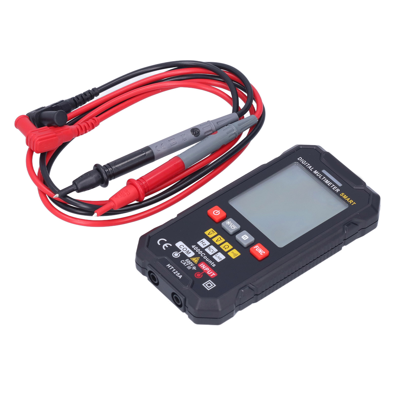 Ht125a Tragbares Digitalmultimeter Mit Intelligenter Digitalanzeige, Spannungsmesser Für Industrie, Werkstatt Und Haushalt