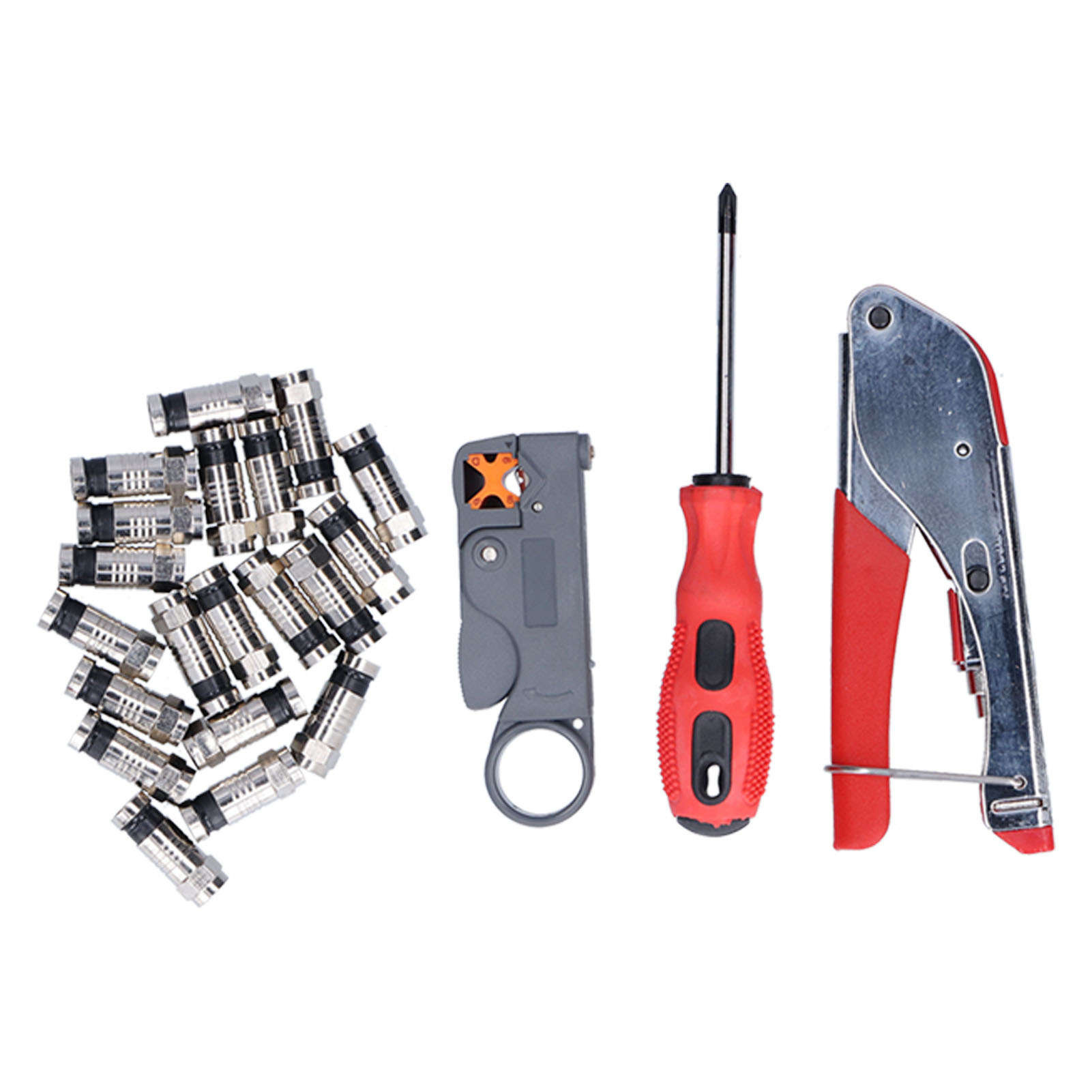 Verstellbares Multifunktions-koaxial-crimpwerkzeug, Crimp-set Für Bnc-kabel, Für Audiovisuelle Anwendungen