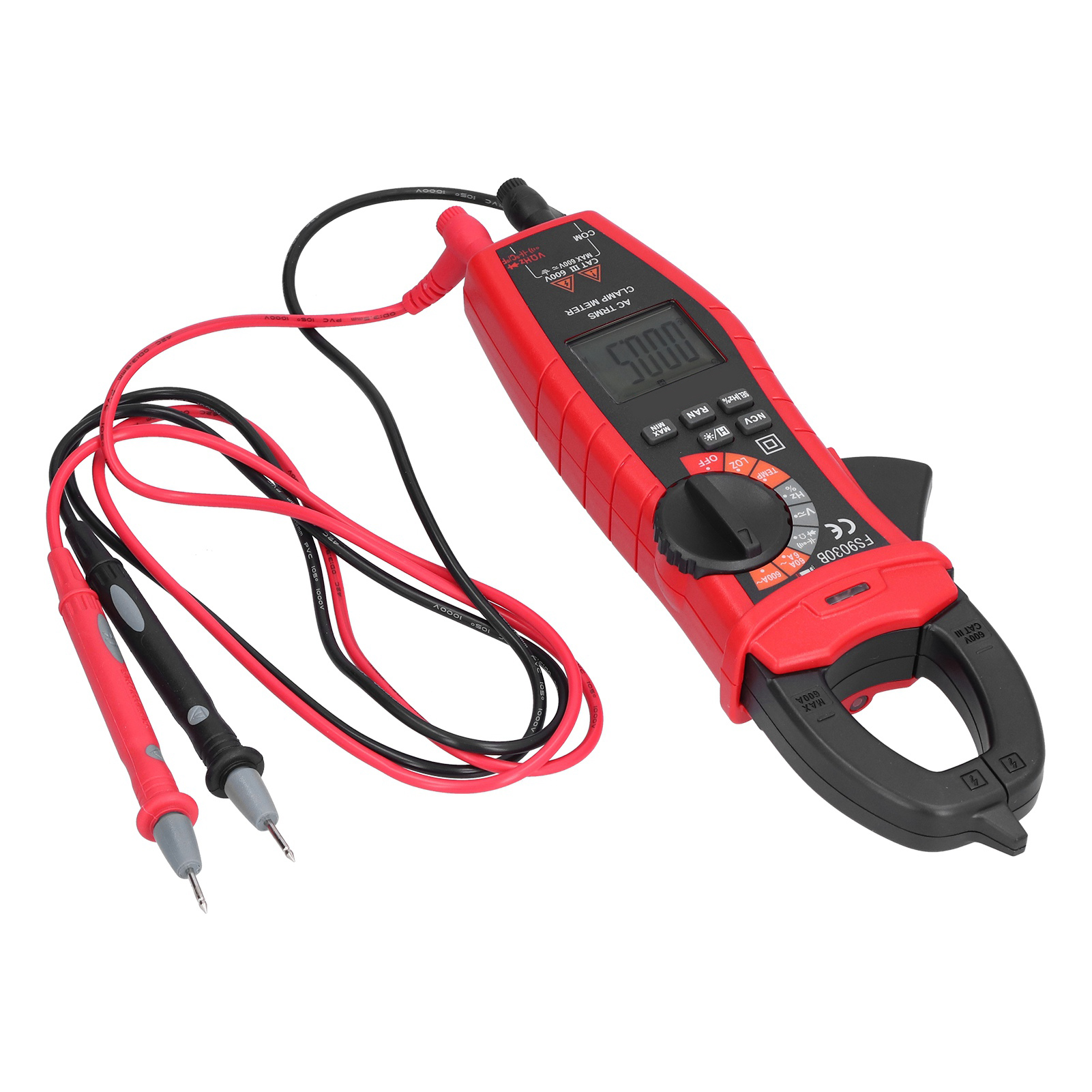 Fs9030b Digitales Zangenmessgerät, Intelligentes Multimeter, Spannungs- Und Stromprüfer, Wechselstrom-zangenvoltmeter