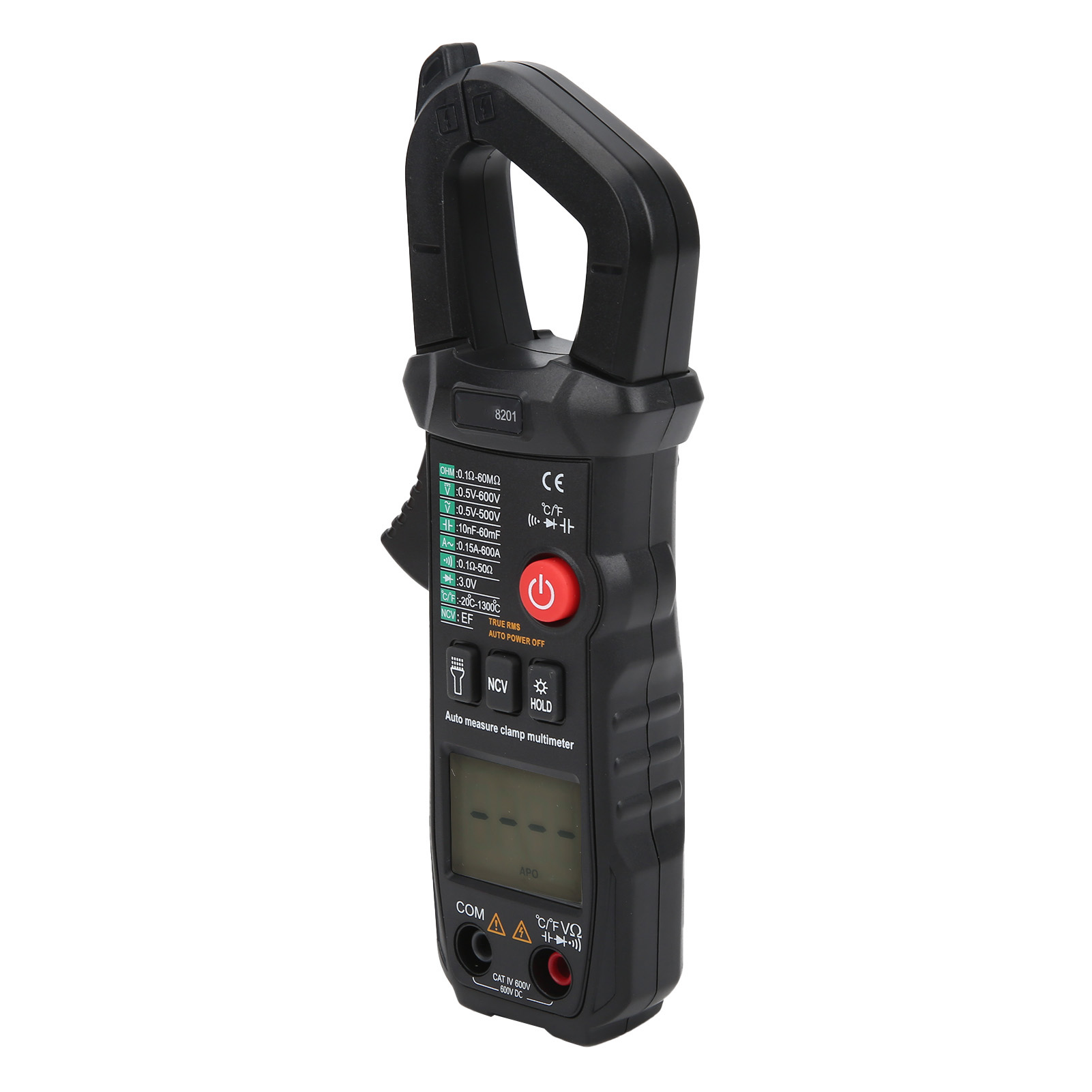 Et8201 600a 600v Ac/dc Stromzangenmessgerät Mit Hoher Genauigkeit, Automatischer Geräteidentifizierung Und Intelligentem Digitalmultimeter