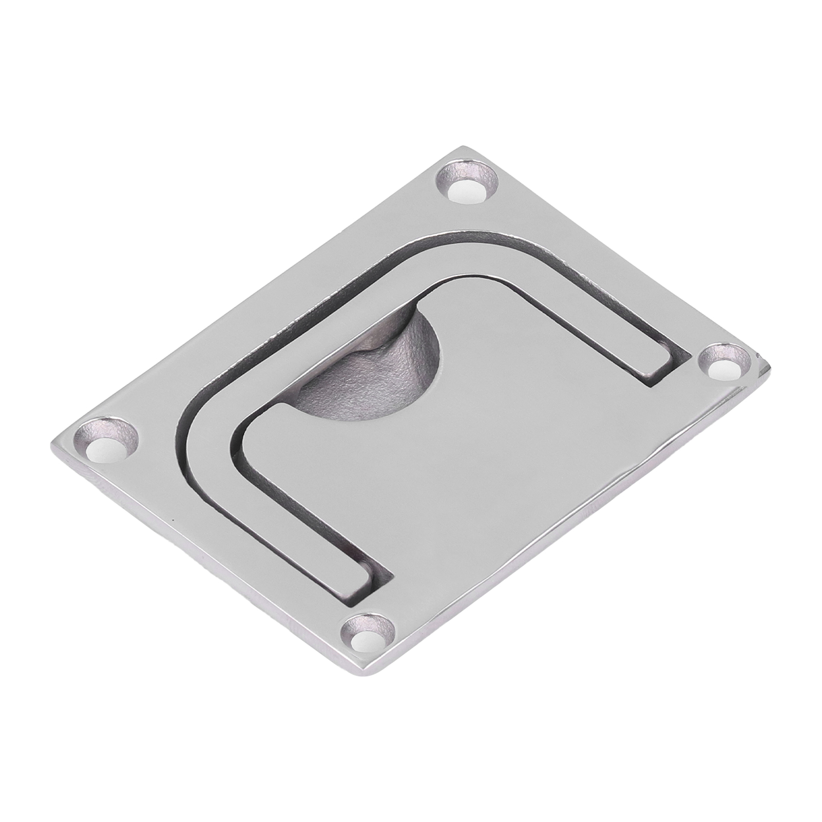 Deckstaufach 96x69mm Edelstahl 316 Bootsfenstergriff Quadratischer Spiegel