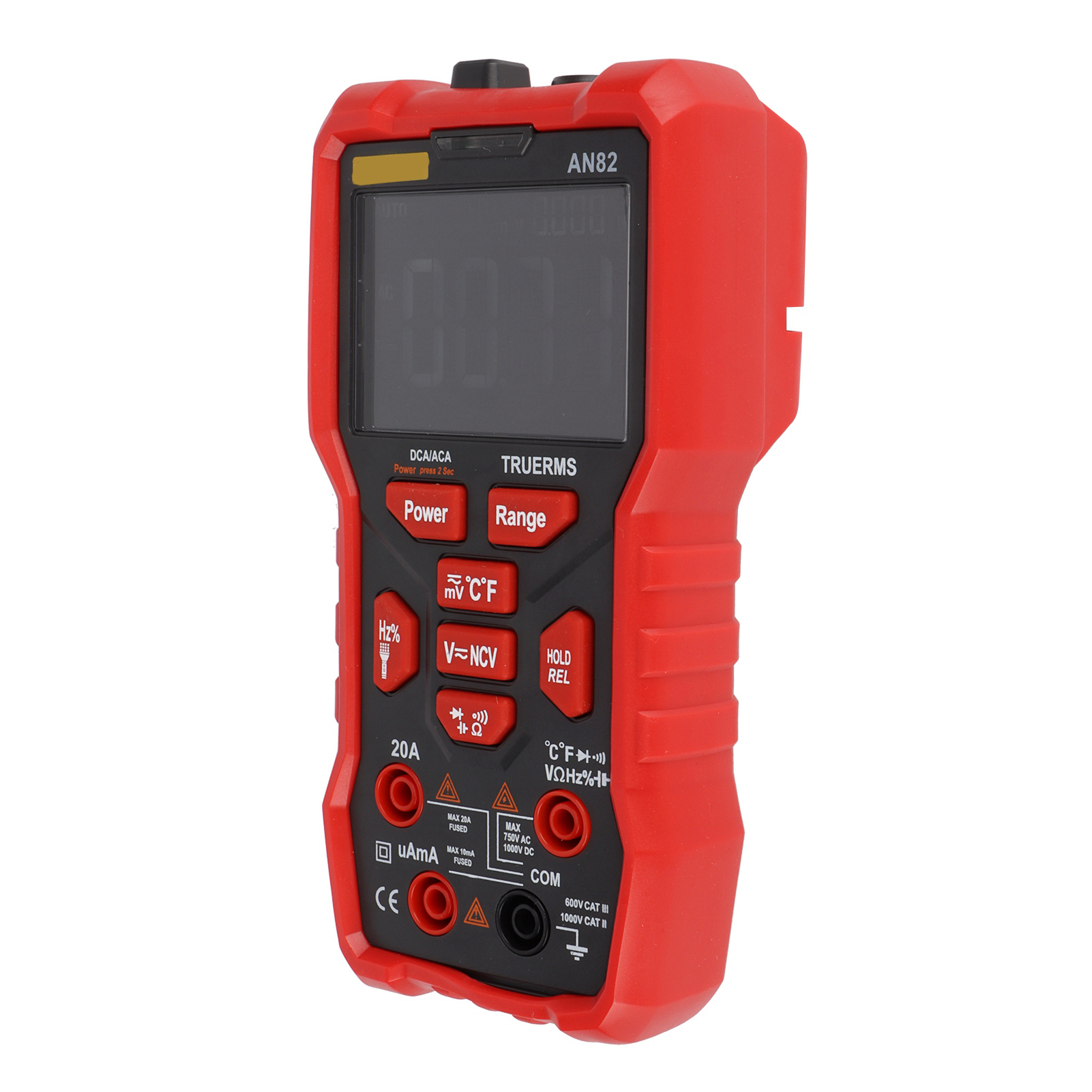 Tragbares, Intelligentes Digitalmultimeter Mit Automatischer Erkennung, Wartungswerkzeug Für Elektriker, Rot
