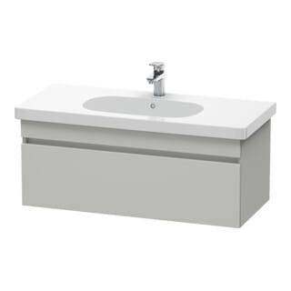 Duravit Waschtischunterschrank DuraStyle 100x45,3cm, betongr ma, 1 Ausz., wandhängend