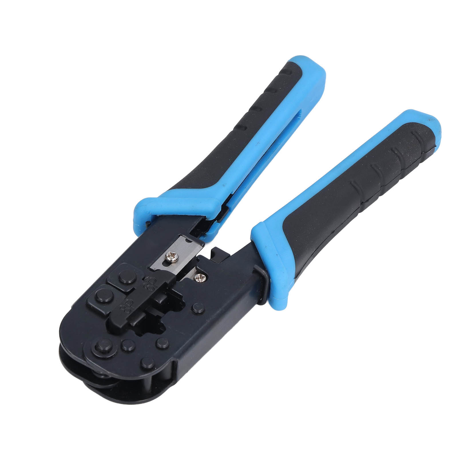 Rj45/rj11 8p 6p Crimpzange, Abisolierzange, Jln568, Blau Und Schwarz