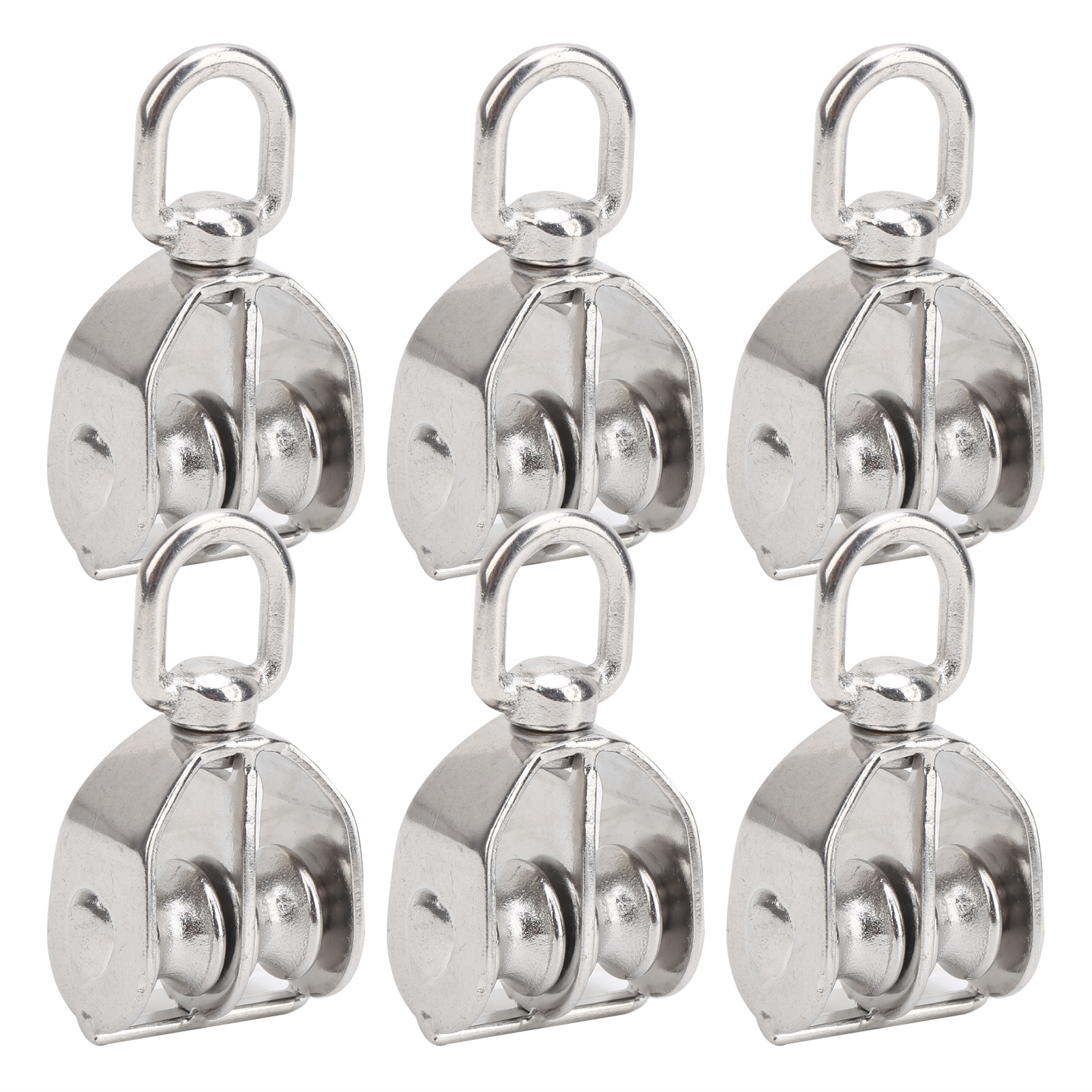 M15 X 10 Umlenkrolle, Doppeltraktionsrad Aus Edelstahl, Schwerlast-hebeblock, Seilrolle