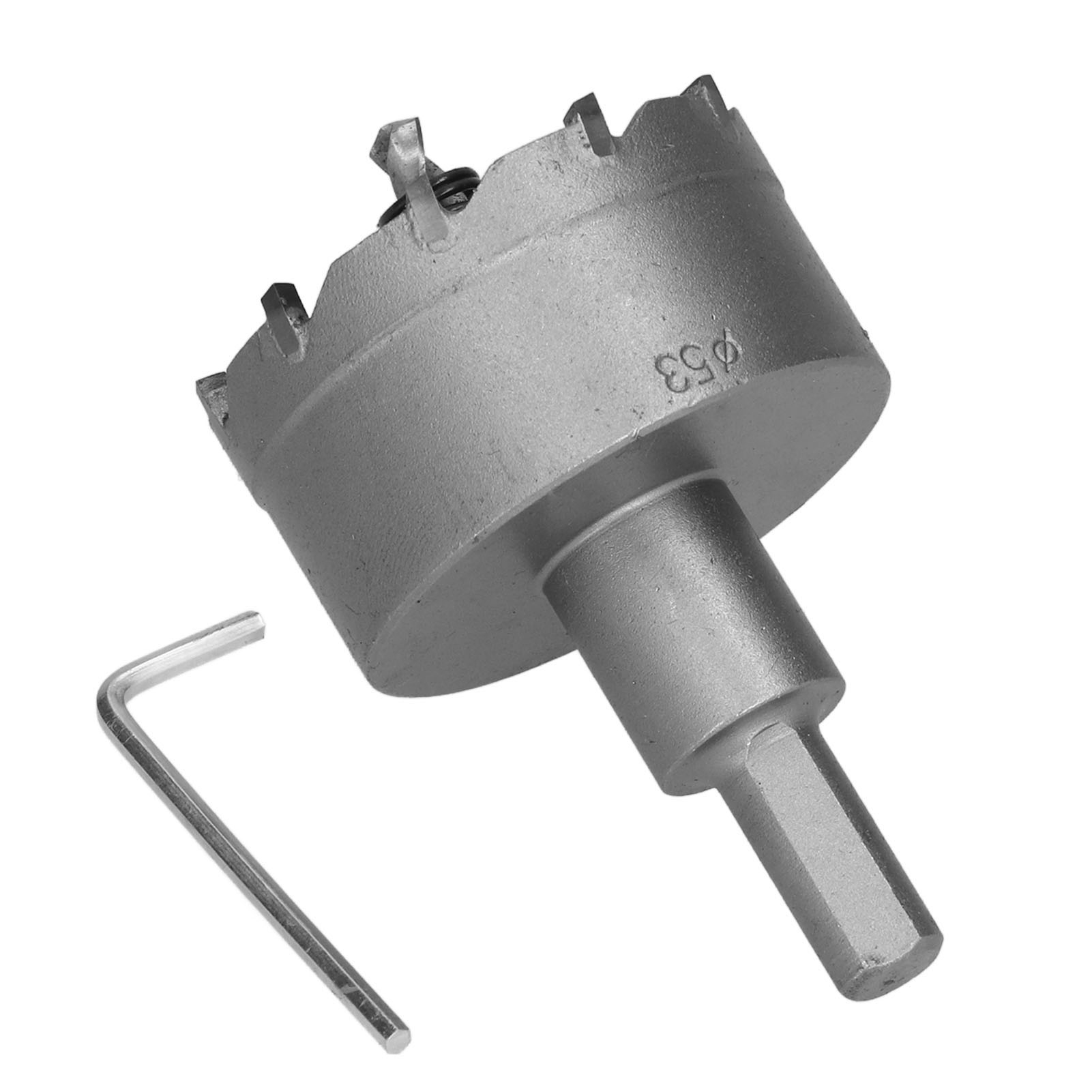 53-mm-hartmetall-lochsäge, Robuster Kernbohrer Für Edelstahl Und Metallplatten
