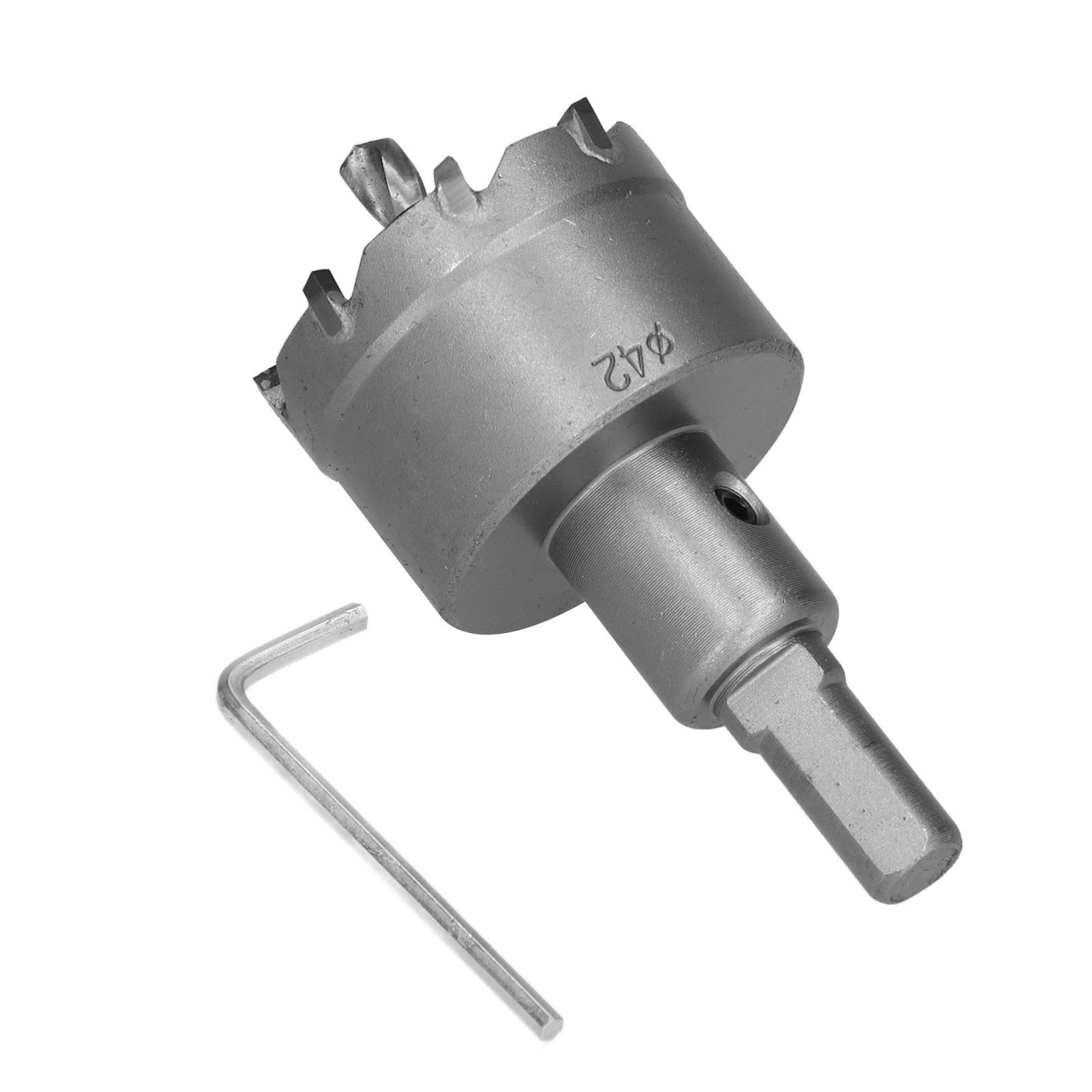 42-mm-hartmetall-lochsäge, Edelstahlbohrer, Lochaufweiter Für Schwere Metalle, Stahlplattenschneider