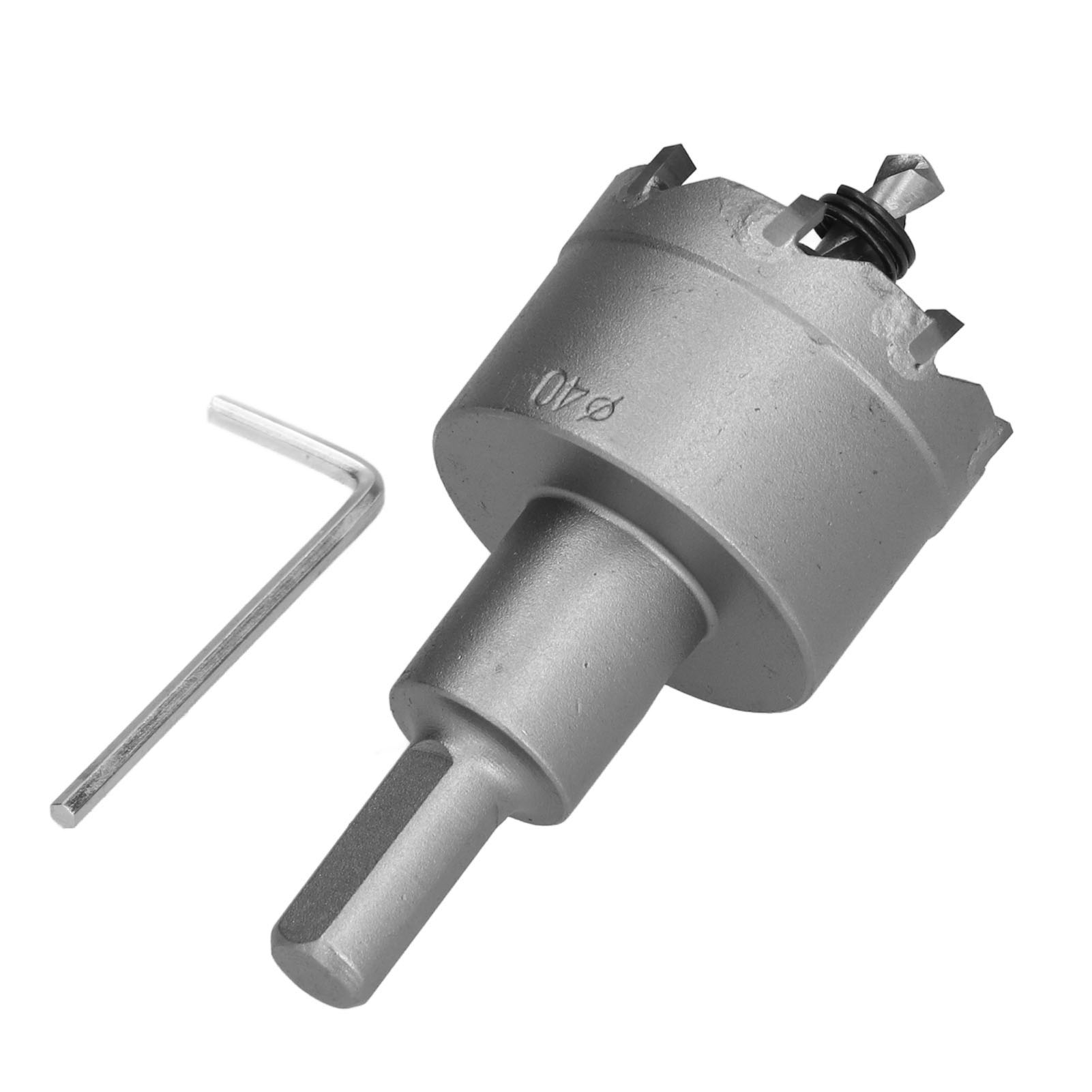 40-mm-hartmetall-lochsäge, Robuster Tct-kernbohrer Für Metall, Edelstahl Und Stahlblech.