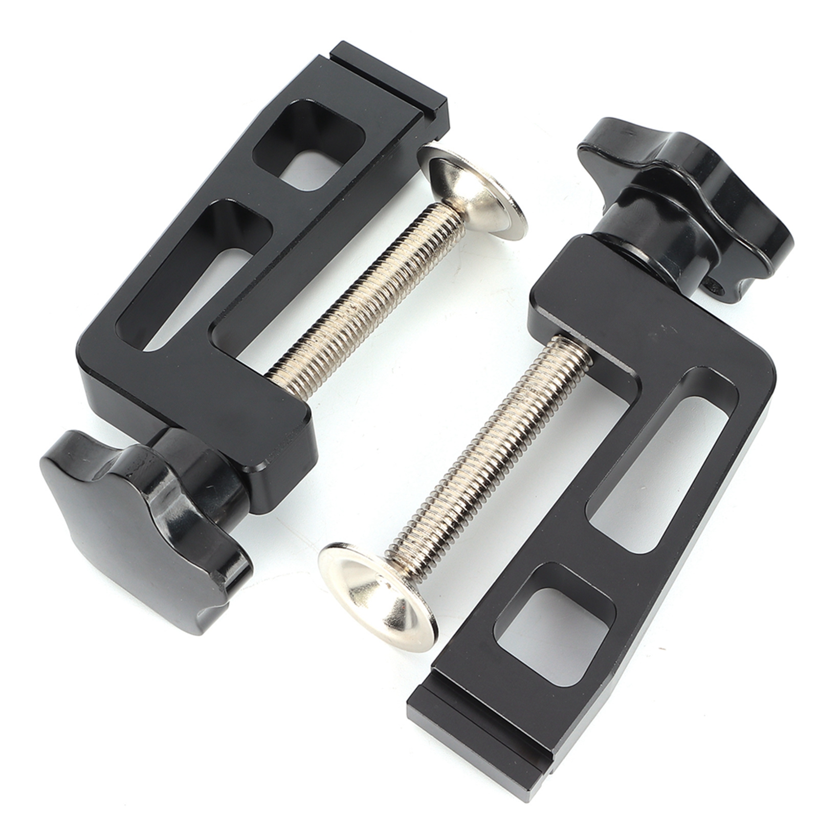 Set Mit 2 Klemmen Aus Aluminiumlegierung Und Edelstahl Für Holzbearbeitung, Handwerkzeuge, Typen 45 Und 75
