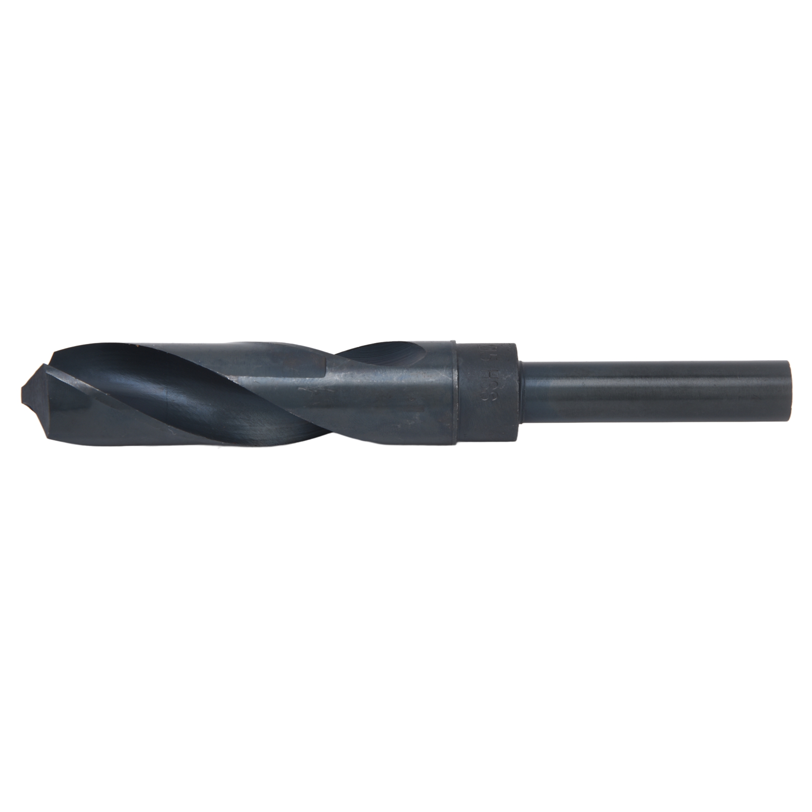 Hss-spiralbohrer, Reduzierter Schaft, 21,5 Mm, Schwarz, 1/2-zoll-zylinderschaft