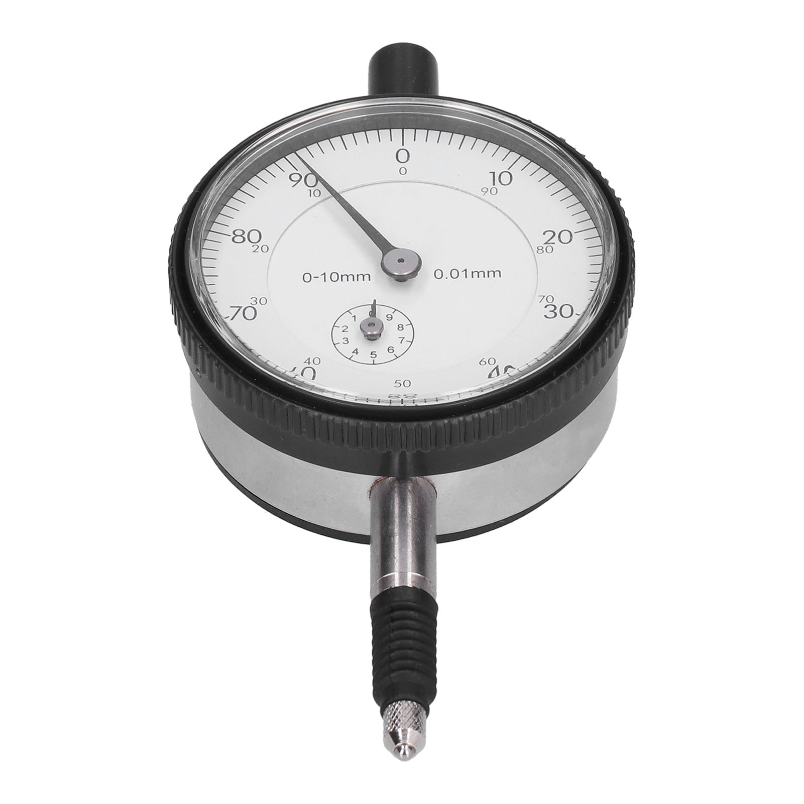 0–10-mm-komparator Mit Verstellbarem Arm, Messwerkzeug Aus Edelstahl, 0,01 Mm Genauigkeit, Inklusive Ständer