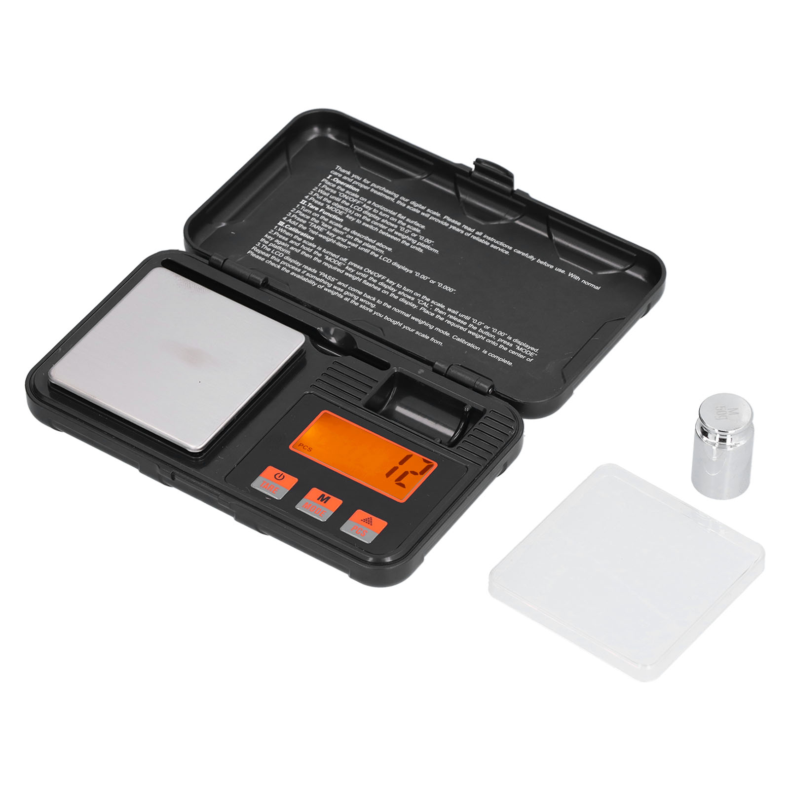 Präzise Und Tragbare Schmuckwaage (200 G/0,01 G), 6 Modi, Miniwaage Mit Lcd-display