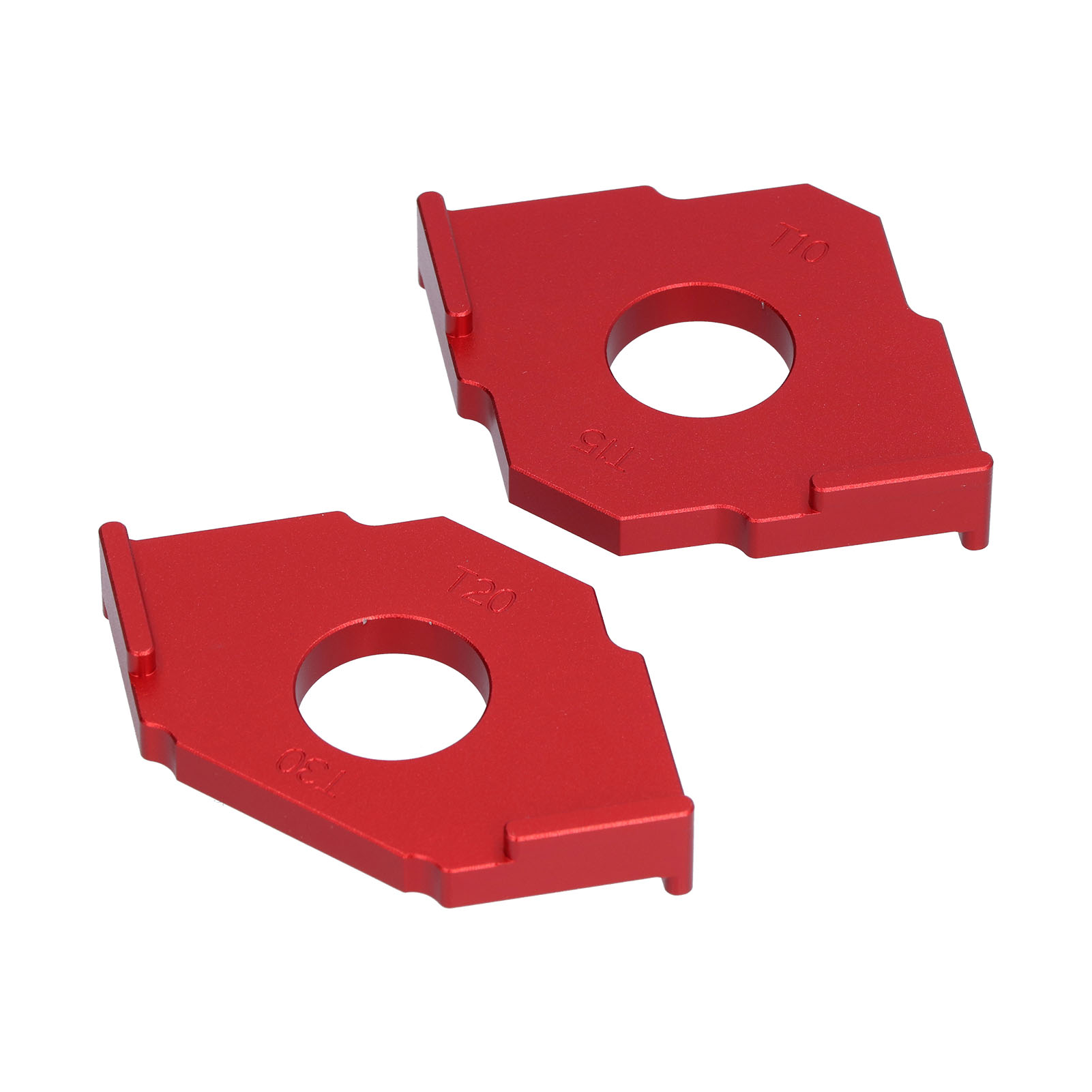 Set Mit 2 Aluminium-t-winkel-frässchablonen, T10/t15/t20/t30, Fräsführungsschablonen