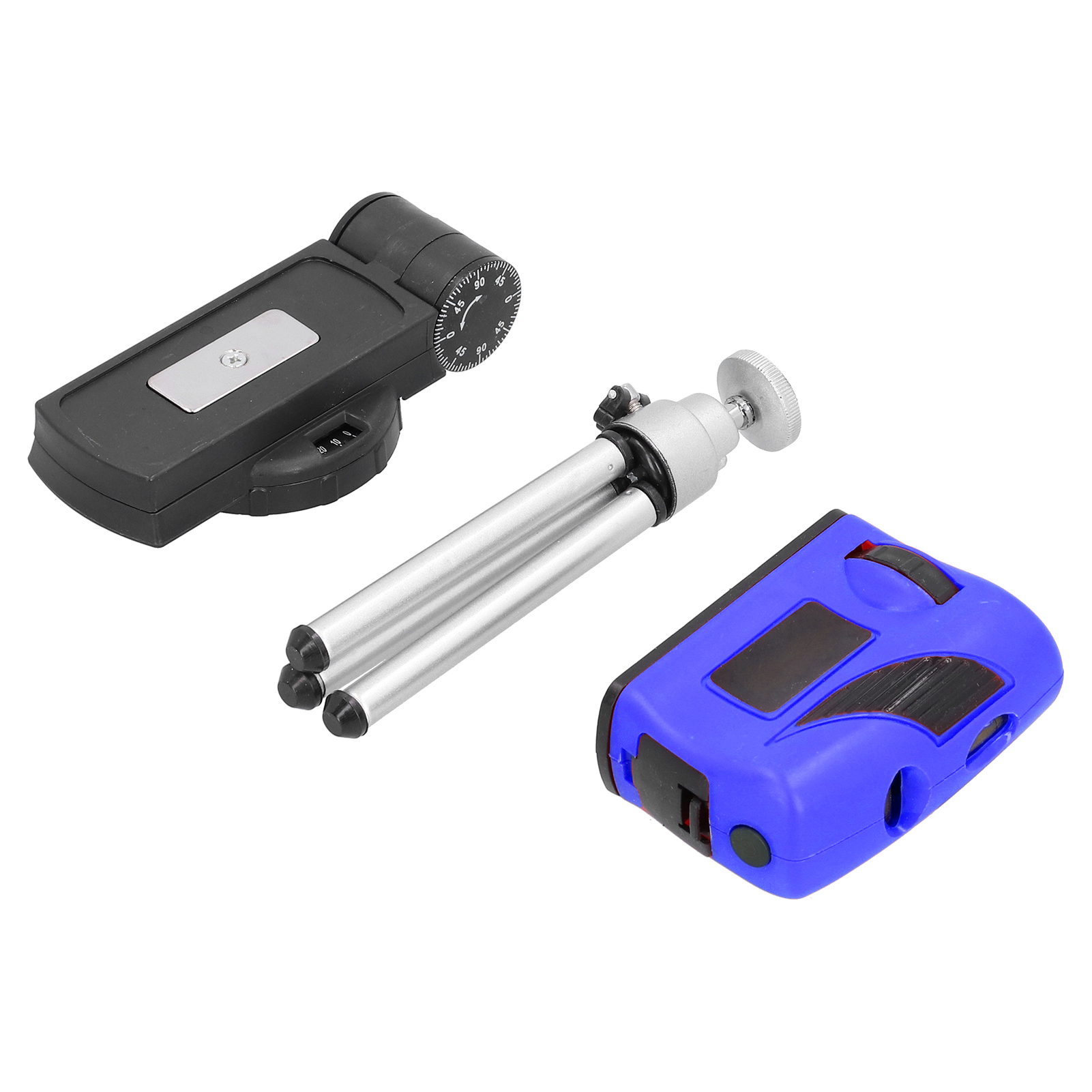 Rotlicht-wasserwaage Mit Stativ, Robustes Abs-gehäuse, Praktisches Messinstrument, Blaues Präzisionsgerät
