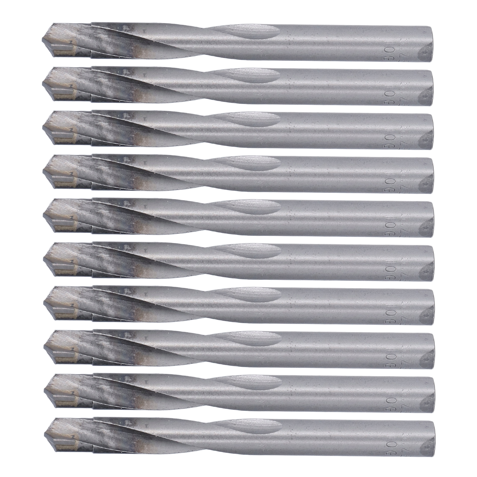 Set Mit 10 Hartmetall-fräsern, Hohe Härte, Verschleißfest, Für Cnc-fräsen, Vielseitig Einsetzbar