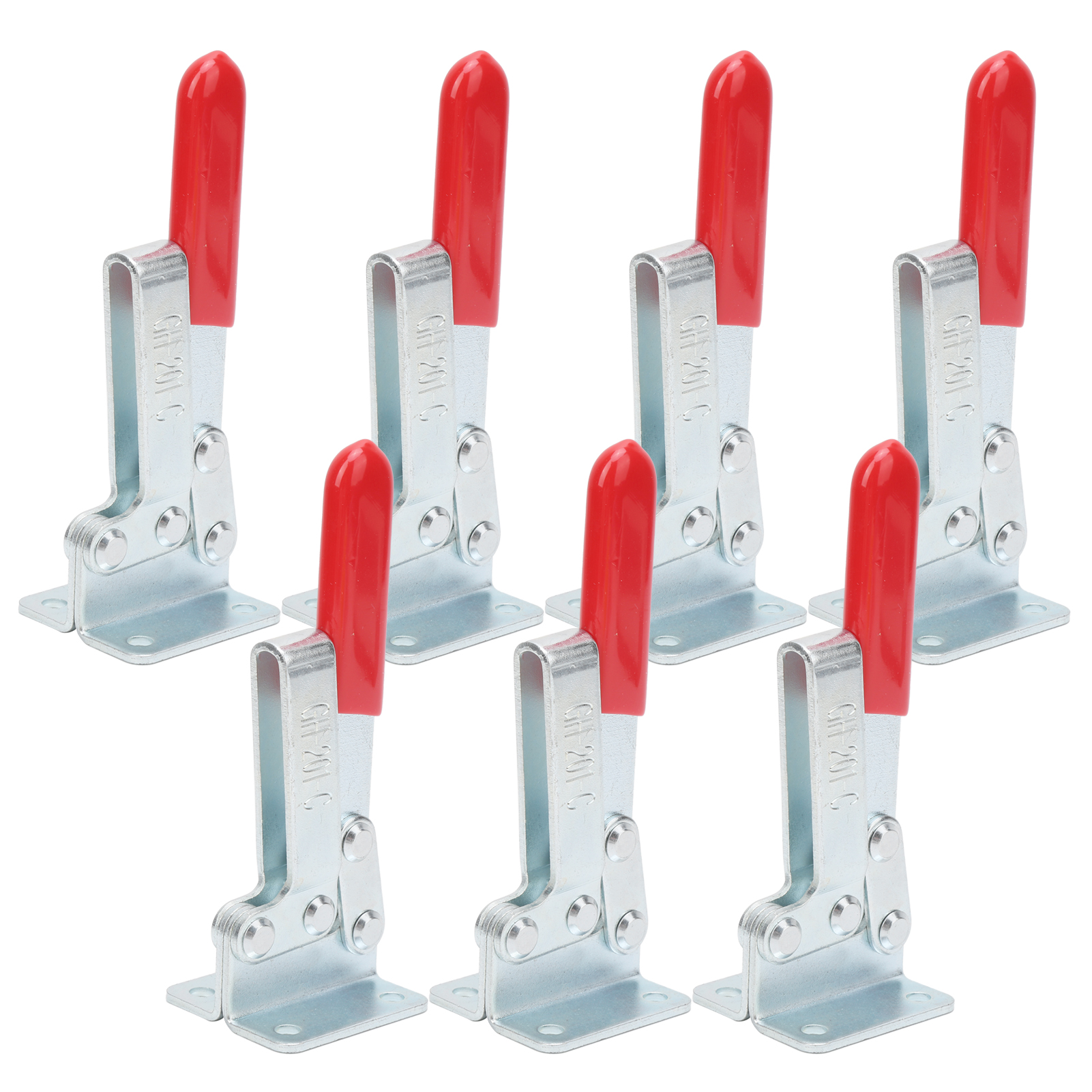 Set Mit 2 Hochfesten Schnellspannklemmen, Robust Und Verschleißfest, Handgriff Mit Polierter Oberfläche
