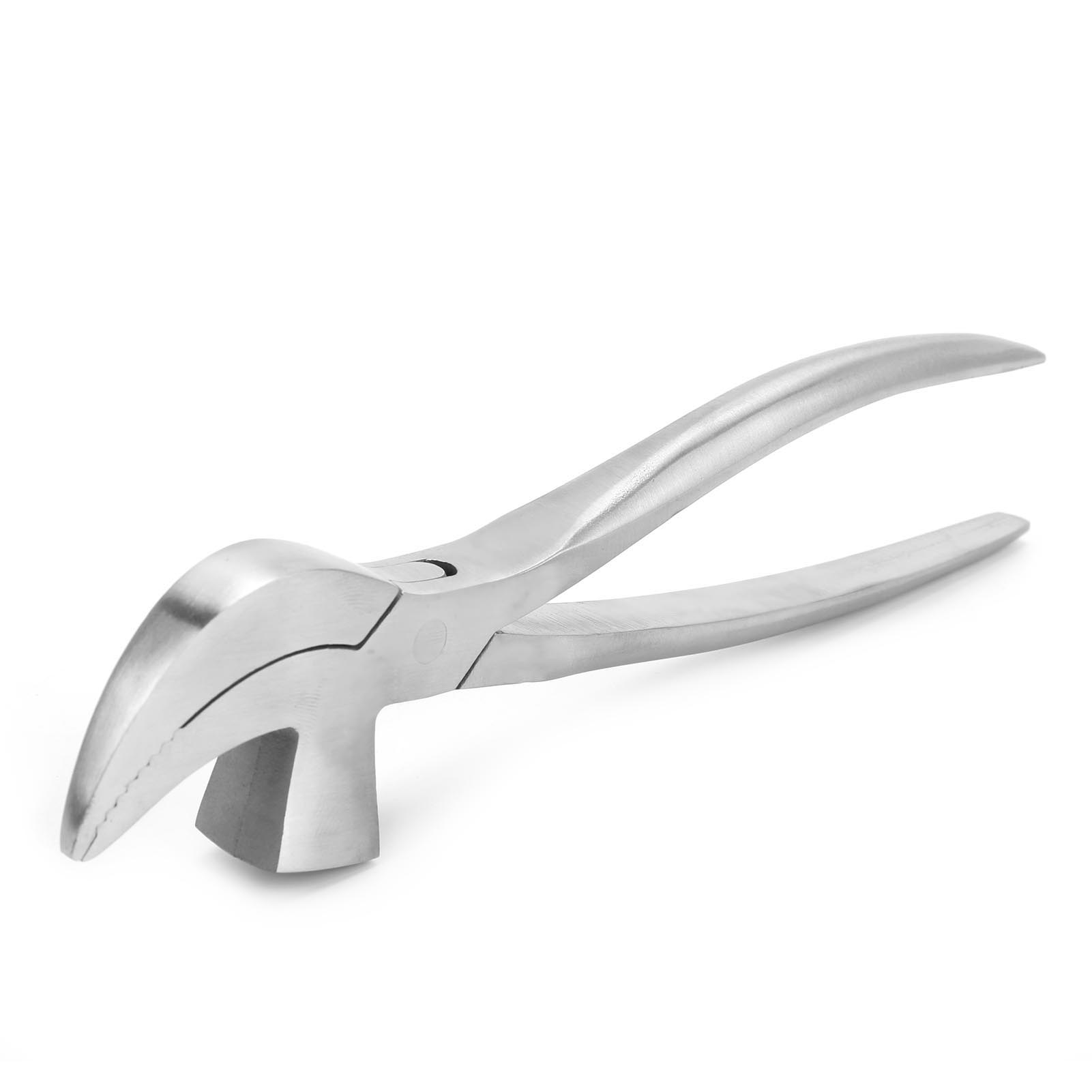Robuste Lederzange, Schuhmacherwerkzeug Für Schuhe Und Sattlerwaren, Crimpzange, Silberfarben, 2er-set