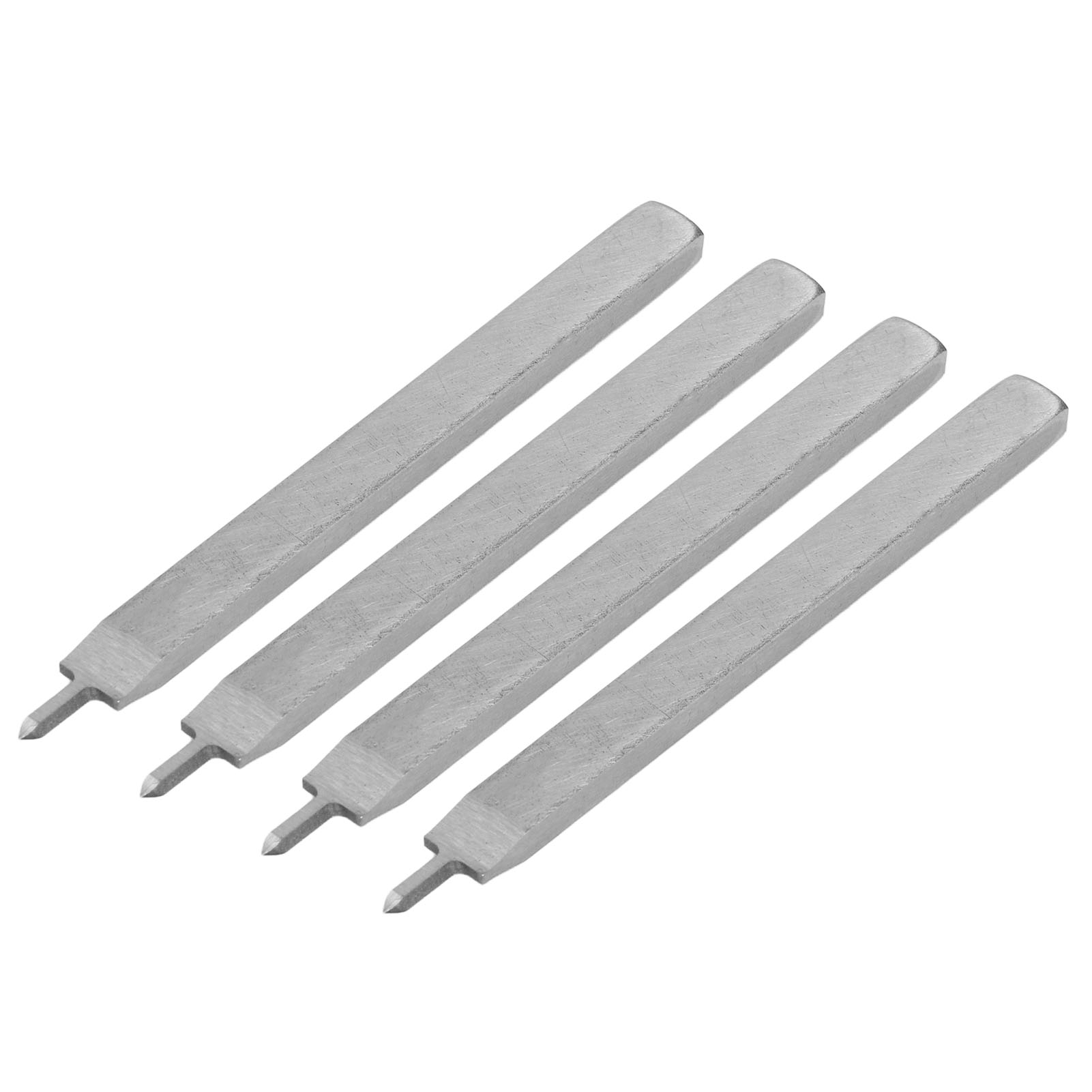 Satz Mit 4 Lederlochern Mit 1 Spitze, Hss-schnellstempel Aus Stahl, 6 Mm Lochabstand, Wärmebehandelt