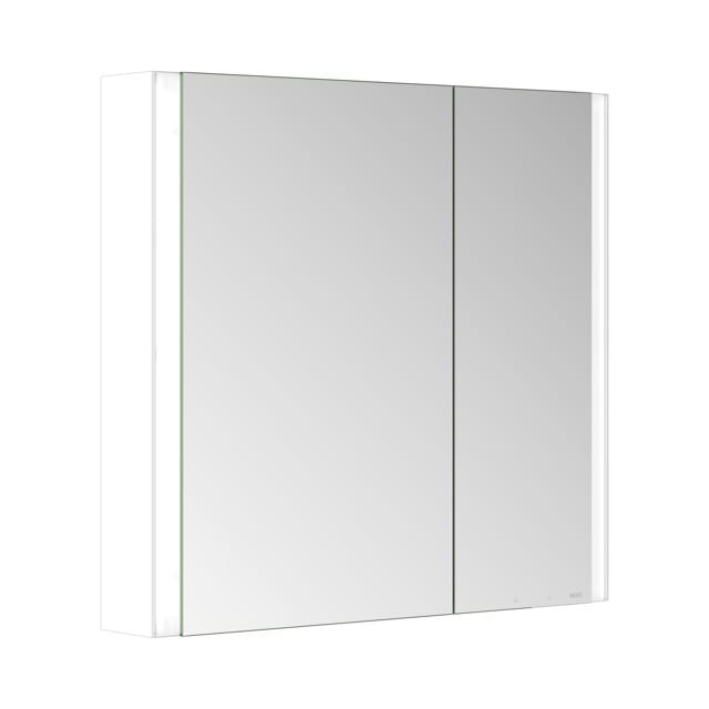 Keuco Spiegelschrank 2-türig Somaris 80x71x12,7cm, w m, WV, Hz, asym.