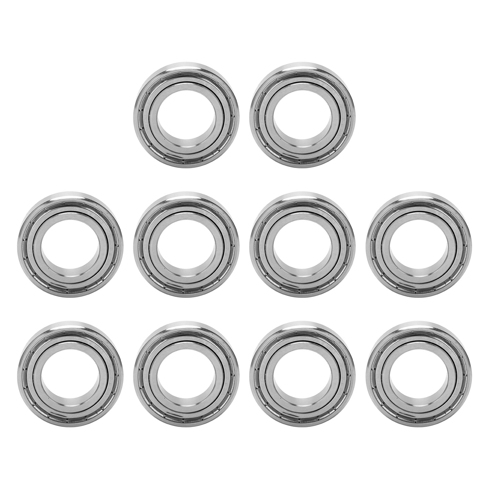 Miniaturkugellager, 10 Stück, Hochgeschwindigkeits-edelstahl S6006zz, 55 X 30 X 13 Mm, Maschinenteile
