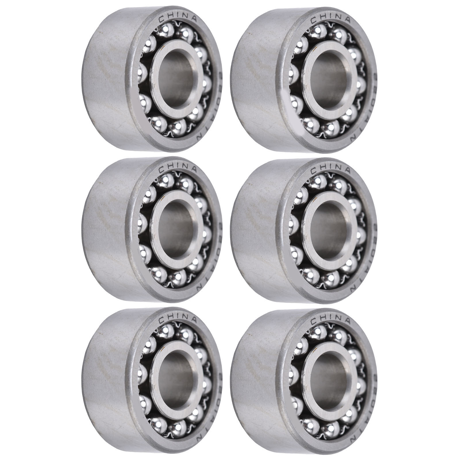 6-teiliges Pendelkugellager, Zweireihig, Radialkontakt, Mechanisches Zubehör 2201
