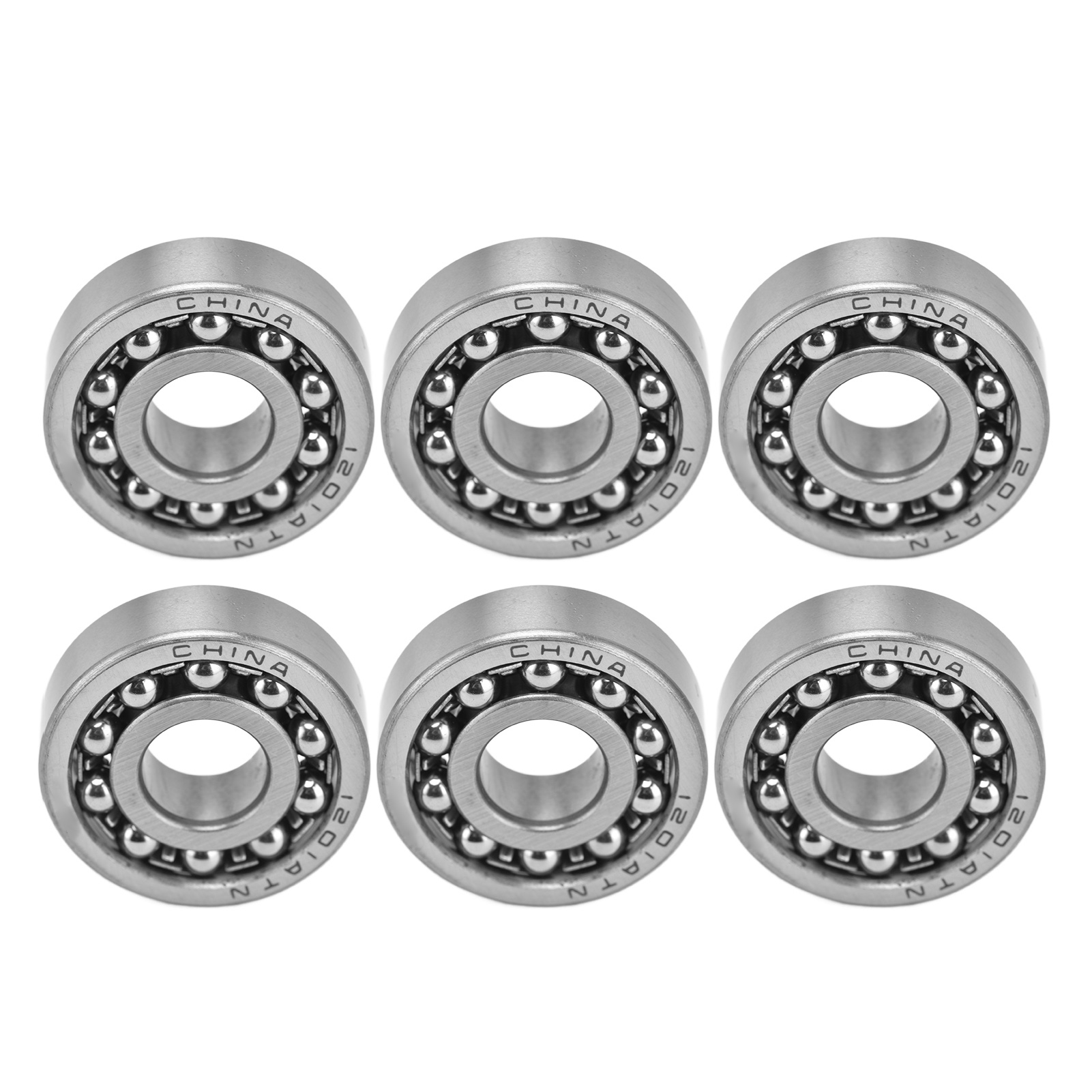 10-teiliges Pendelkugellager, Zweireihig Radial, Für Getriebe Und Rollschuhe, Modell 1201