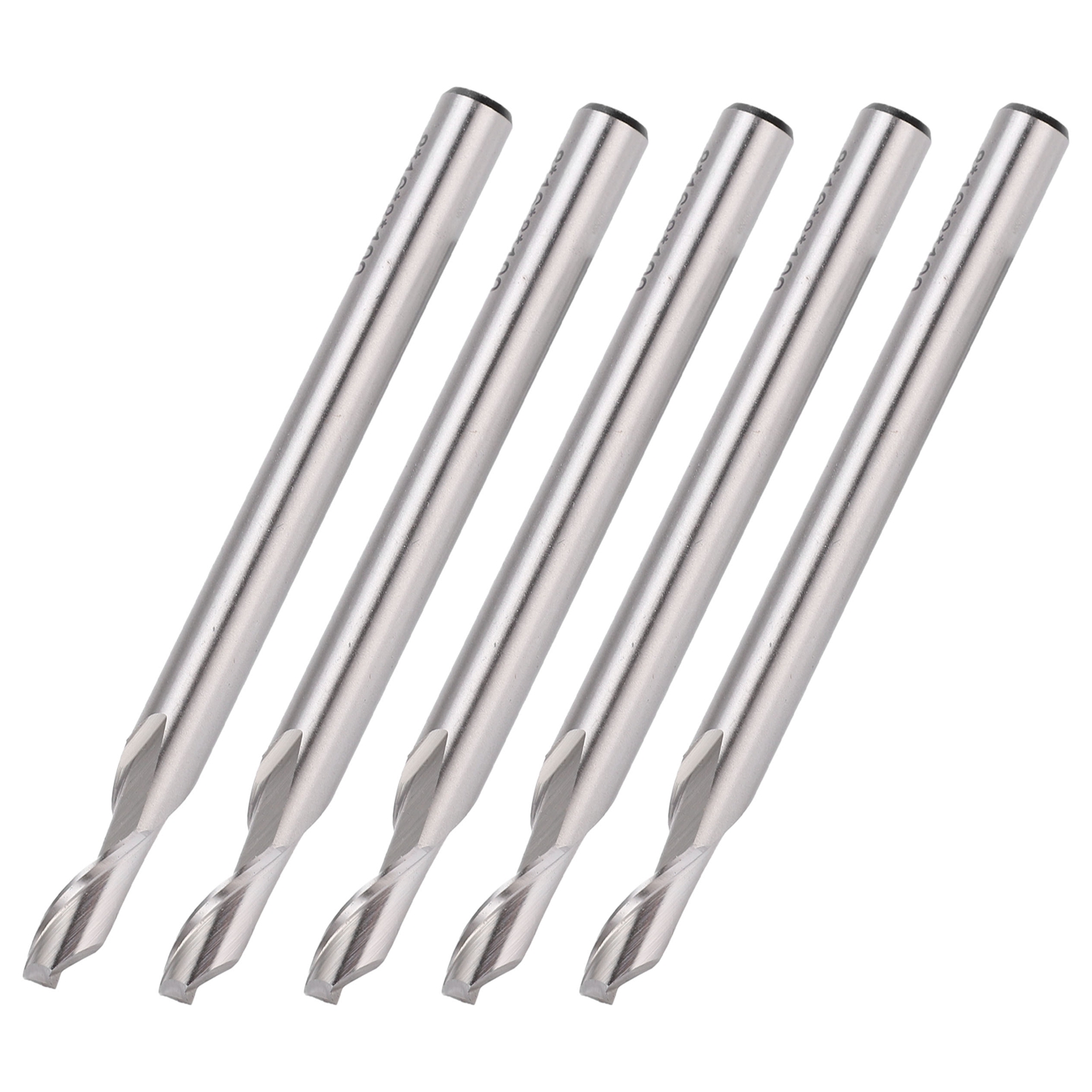 Hss-schneefräse 8 Mm, 1 Schneide, 8 Mm Schaft, 100 Mm Länge, 5er-pack, Für Cnc-fräse
