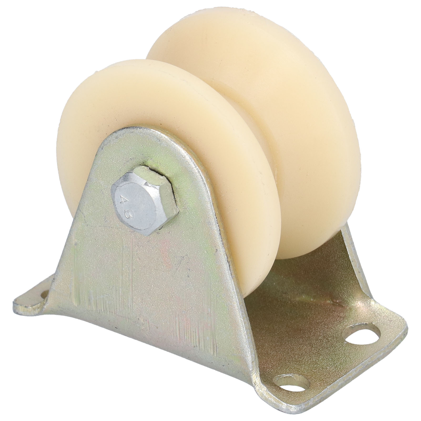50-mm-v-nut-rad Mit Hoher Steifigkeit, 2,5 Mm Verstärkte Auflagefläche Für Hebezeuge, Robuste Industrierolle