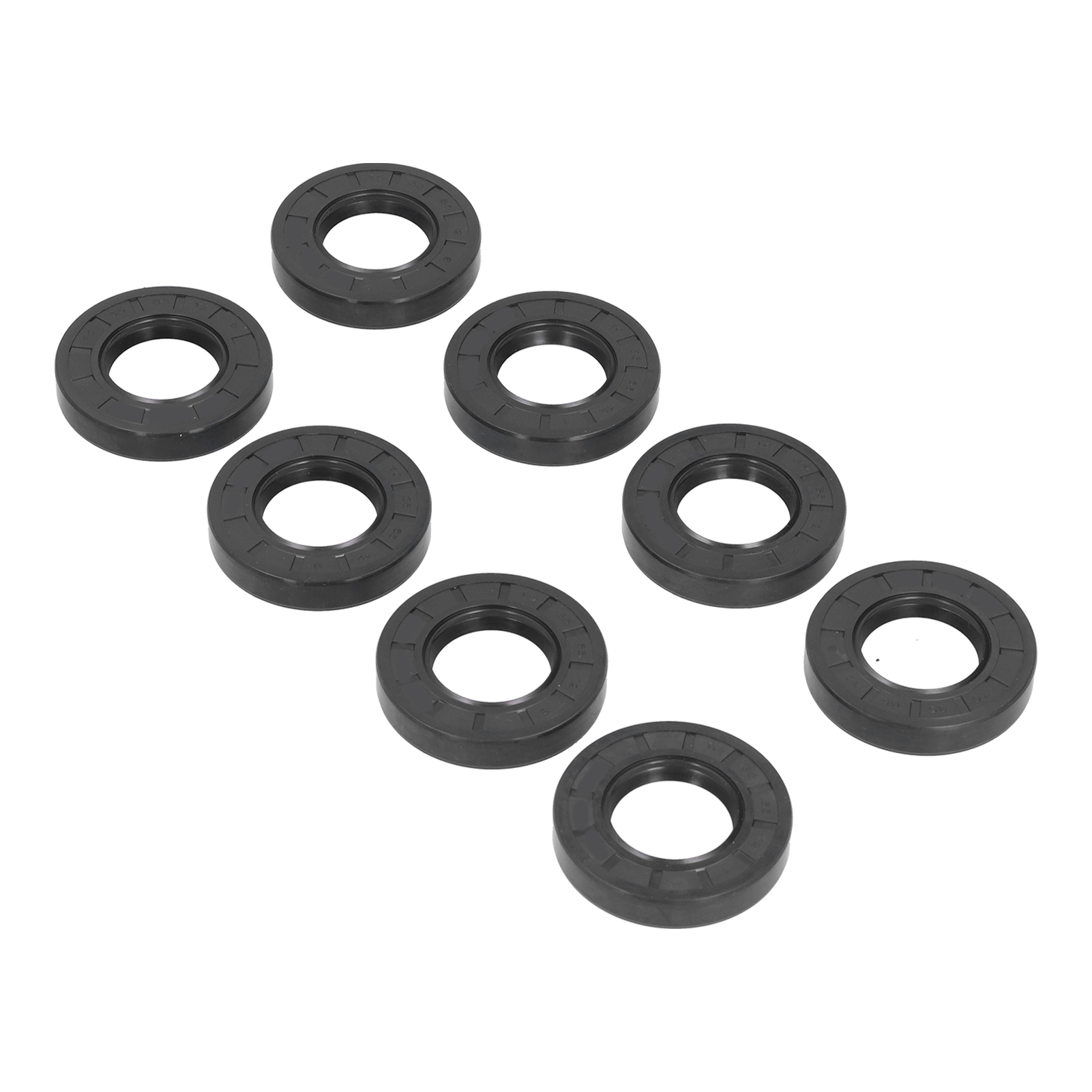 8-teiliger Kurbelwellendichtring, Ölbeständige Gummi-o-ringe, Gleitringdichtungssatz Für Industrielager, Ersatzteil.