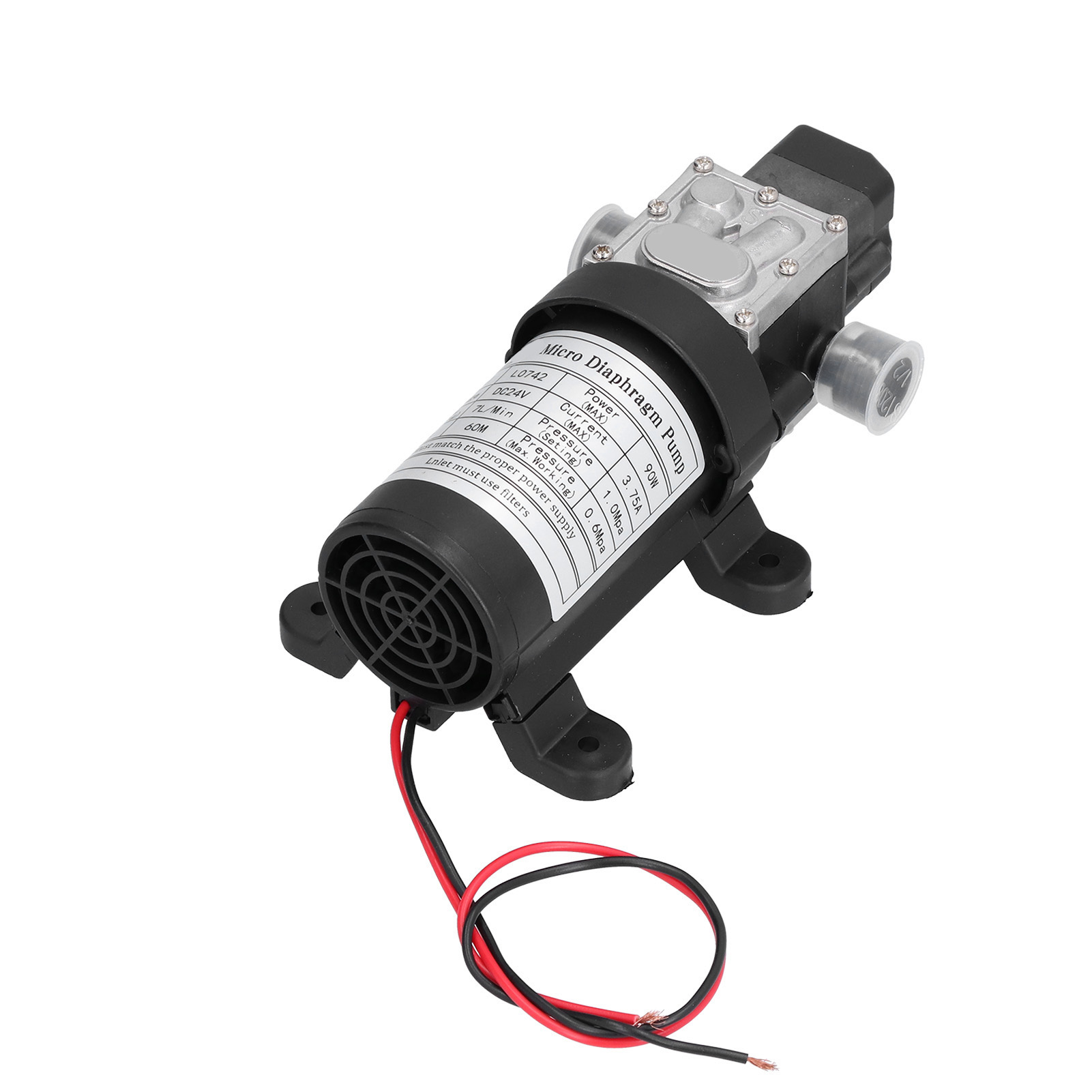 Miniatur-selbstansaugende Elektrische Membranpumpe 24 V Dc 100 W 7 L/min Förderhöhe 60 Meter