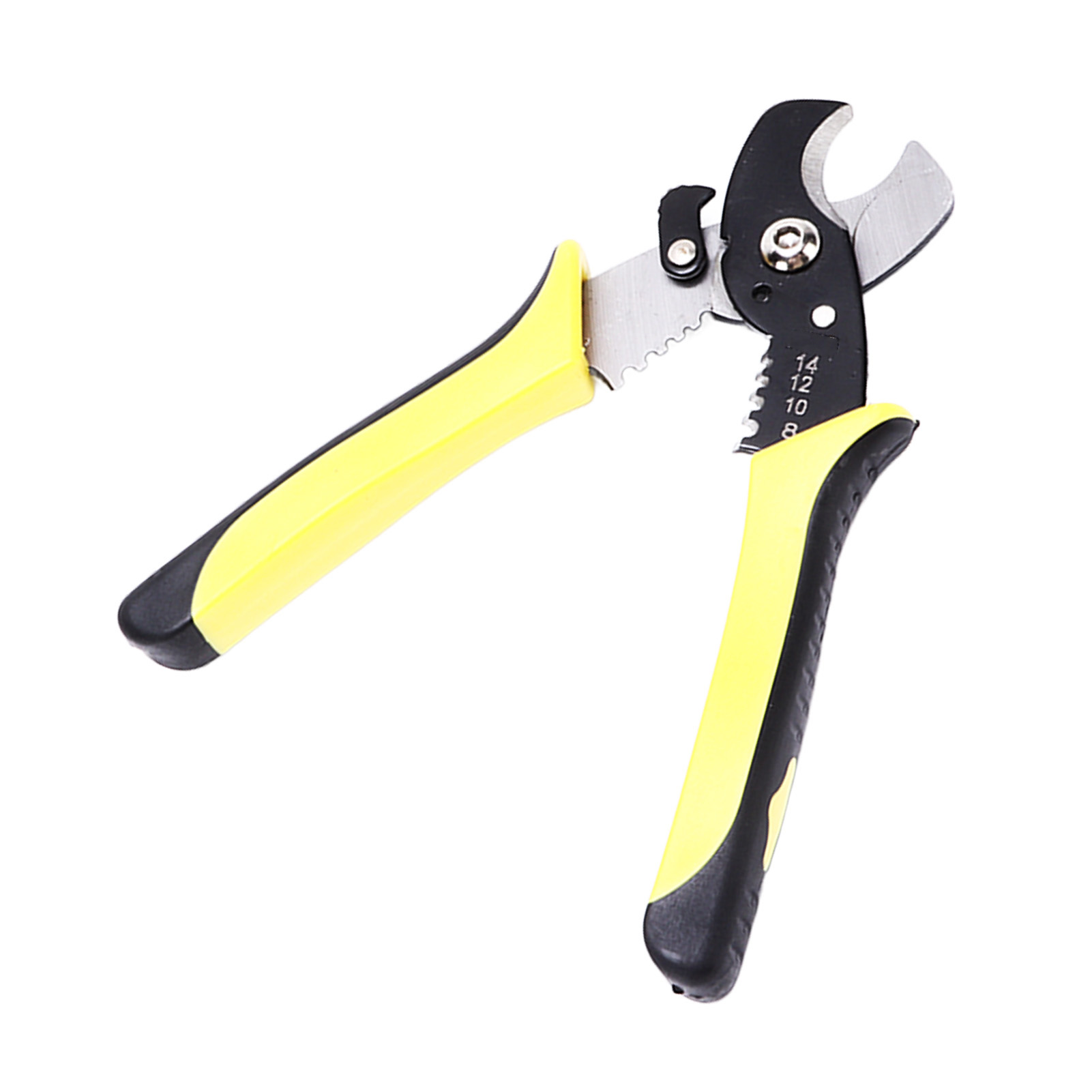 Multifunktionale Abisolierzange, Hochfester Kohlenstoffstahl, Ergonomisches Design, Langlebiges Crimpwerkzeug