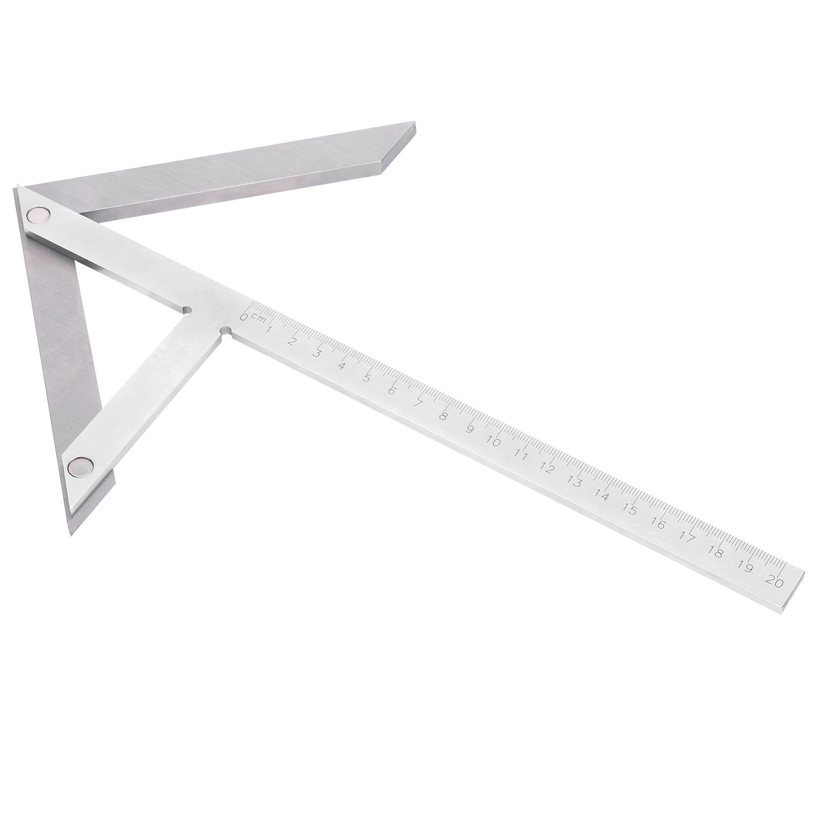 Hochpräziser Winkelmesser Mit Mittelmarkierung, Anreißwerkzeug Für Holzbearbeitung, Messlineal