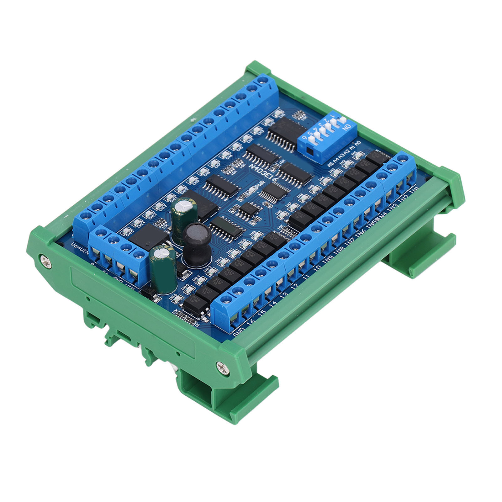 Rs485-fernsteuermodul Mit 16 Eingängen Und 16 Ausgängen Für Sps, Dc 6,5–30 V E/a-modul Mit Gehäuse