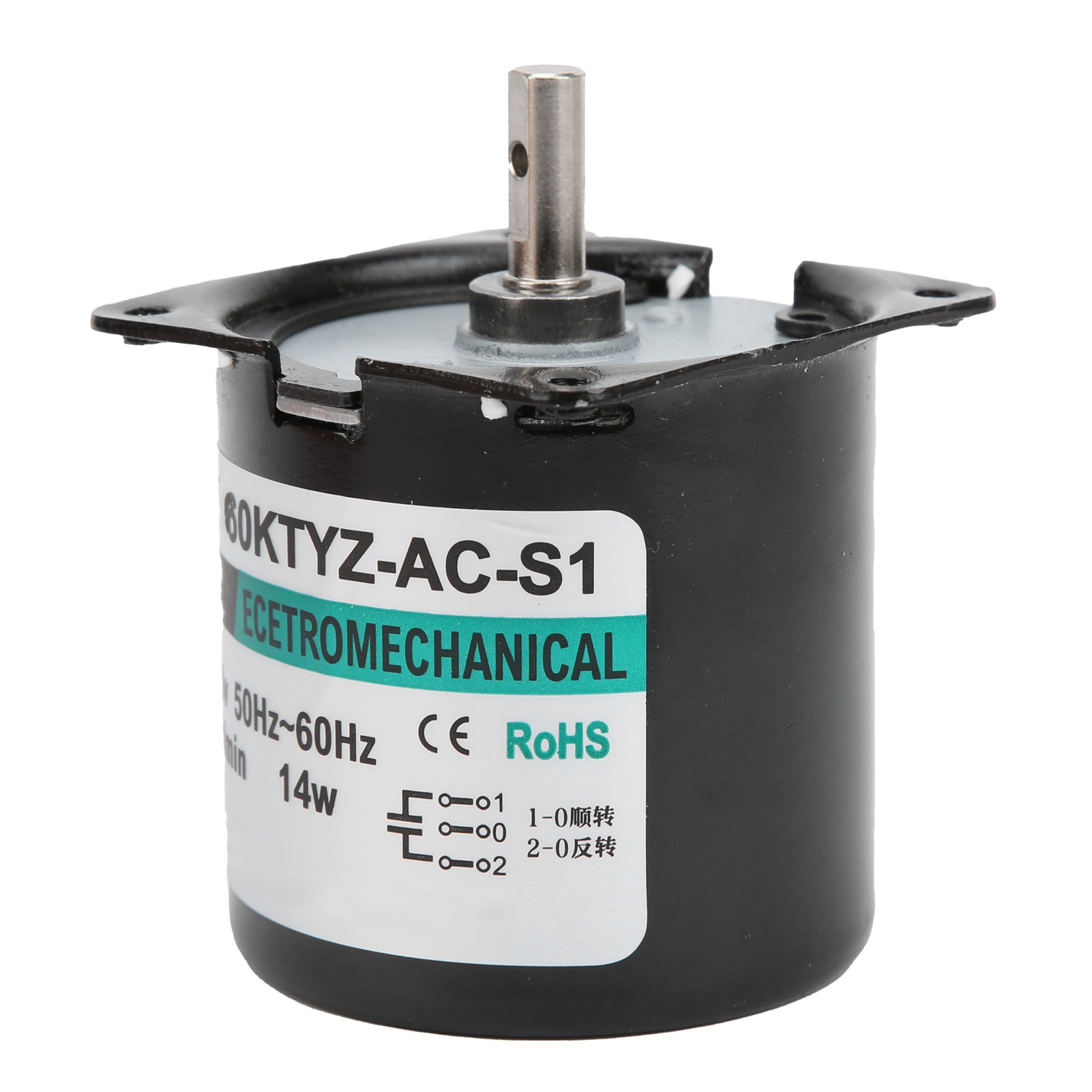 14-w-wechselstrom-synchronmotor Mit Permanentmagneten, Niedrige Drehzahl, Reversibel, Hohes Drehmoment, Mittelwelle Xd60ktyz, 80 U/min, 220 V Wechselstrom